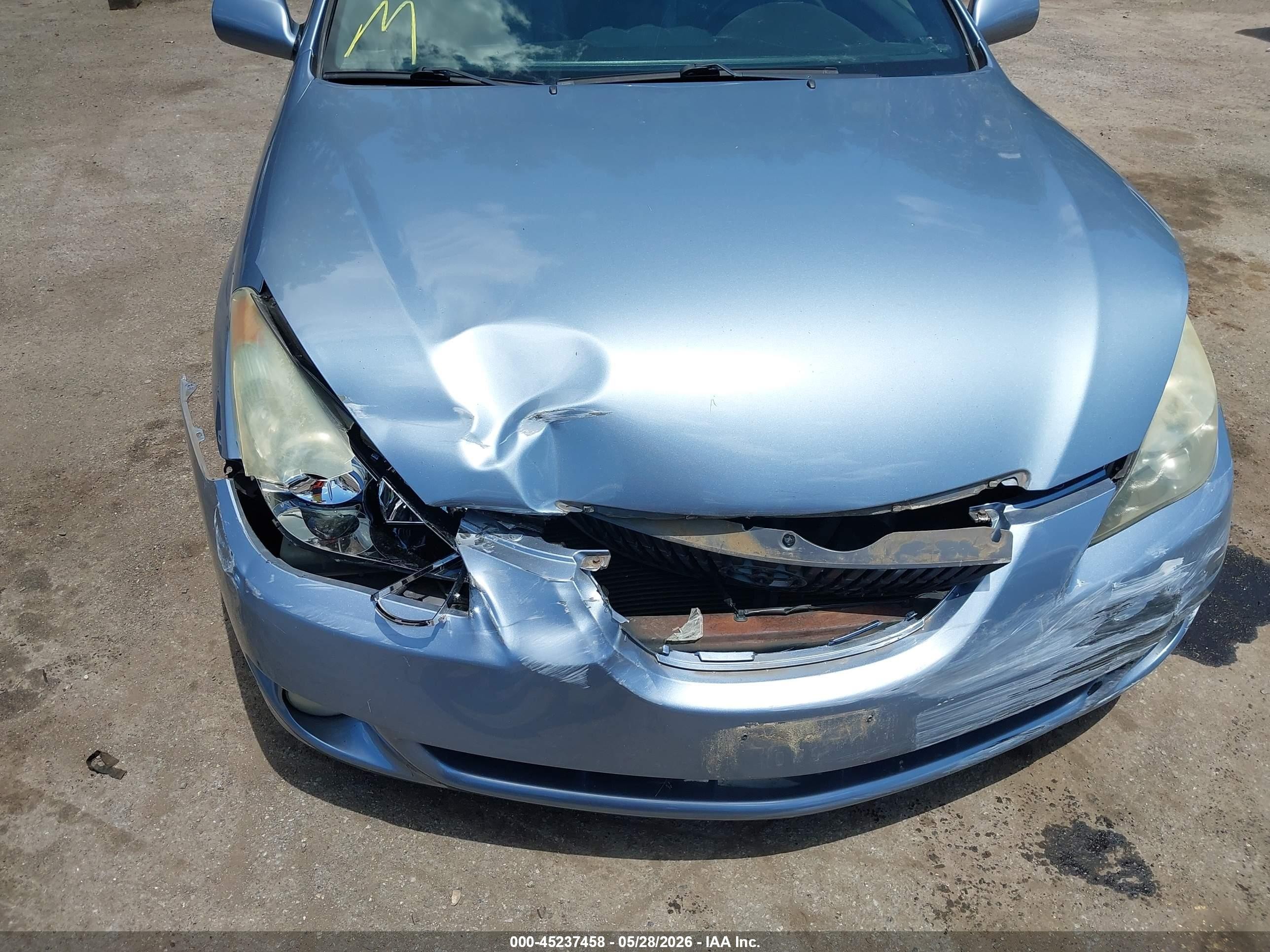 2006 Toyota Camry Solara Se Blue vin: 4T1FA38P36U105445