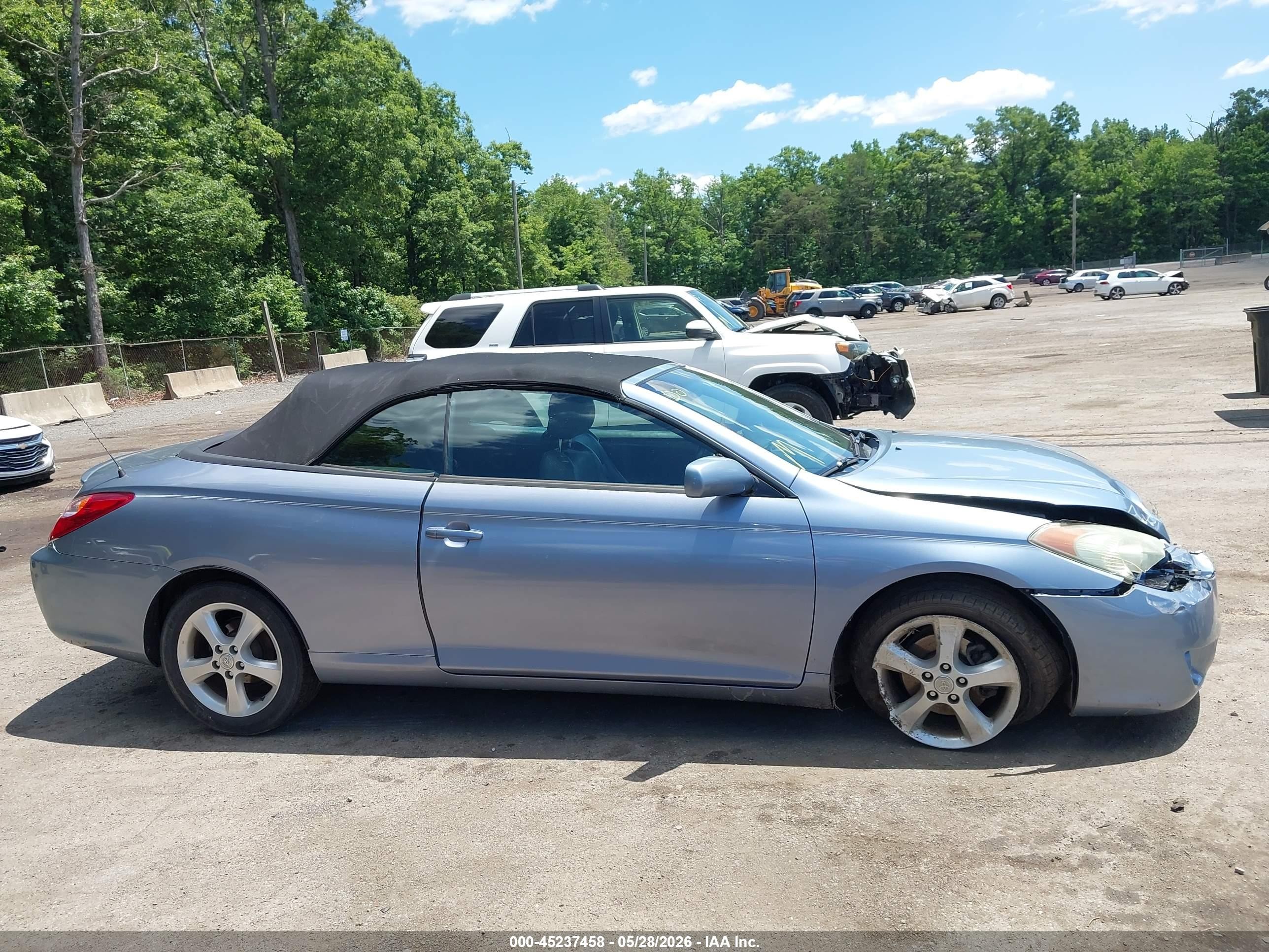 2006 Toyota Camry Solara Se Blue vin: 4T1FA38P36U105445