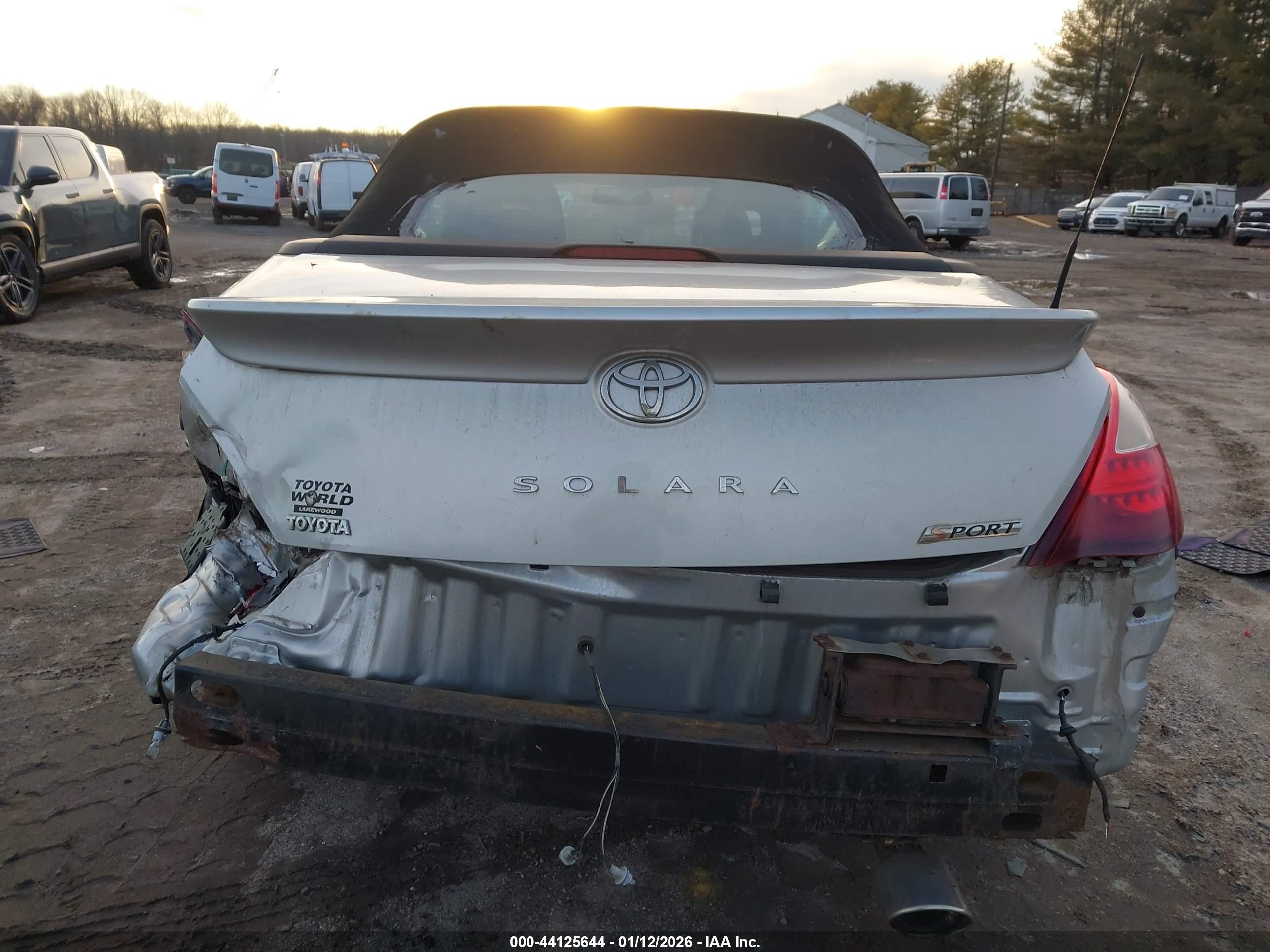 2008 Toyota Camry Solara Sport Silver vin: 4T1FA38P38U154132