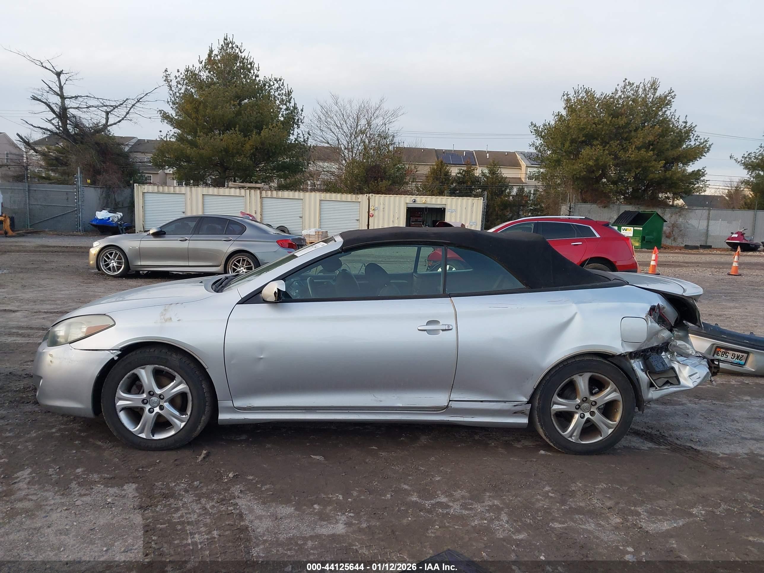 2008 Toyota Camry Solara Sport Silver vin: 4T1FA38P38U154132