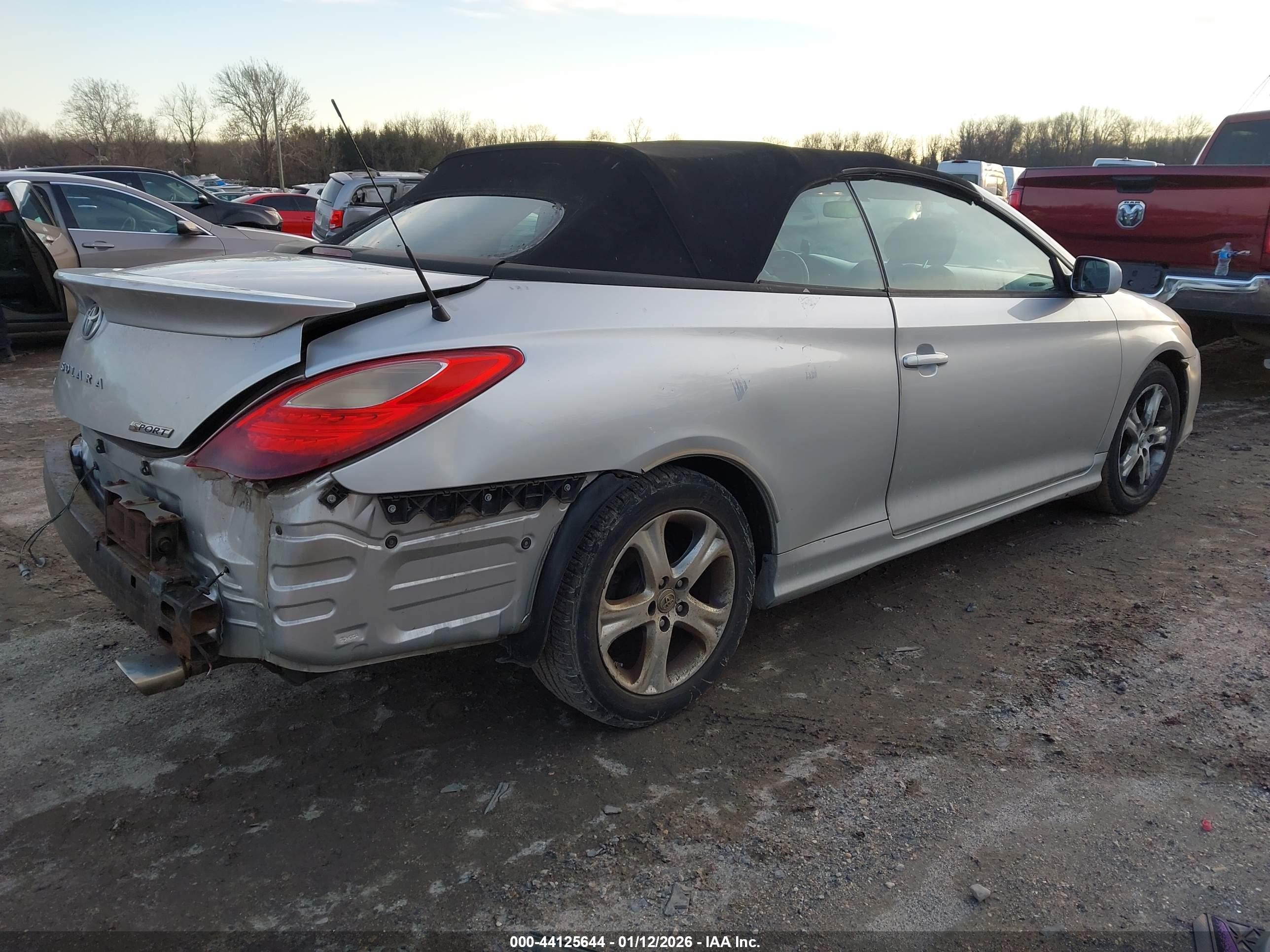 2008 Toyota Camry Solara Sport Silver vin: 4T1FA38P38U154132