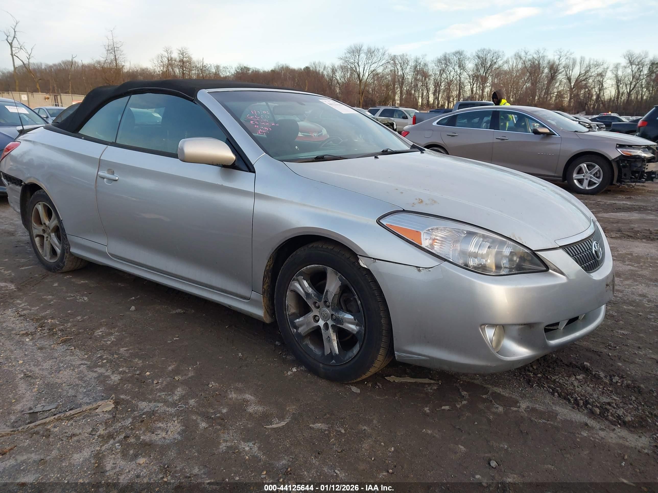2008 Toyota Camry Solara Sport Silver vin: 4T1FA38P38U154132