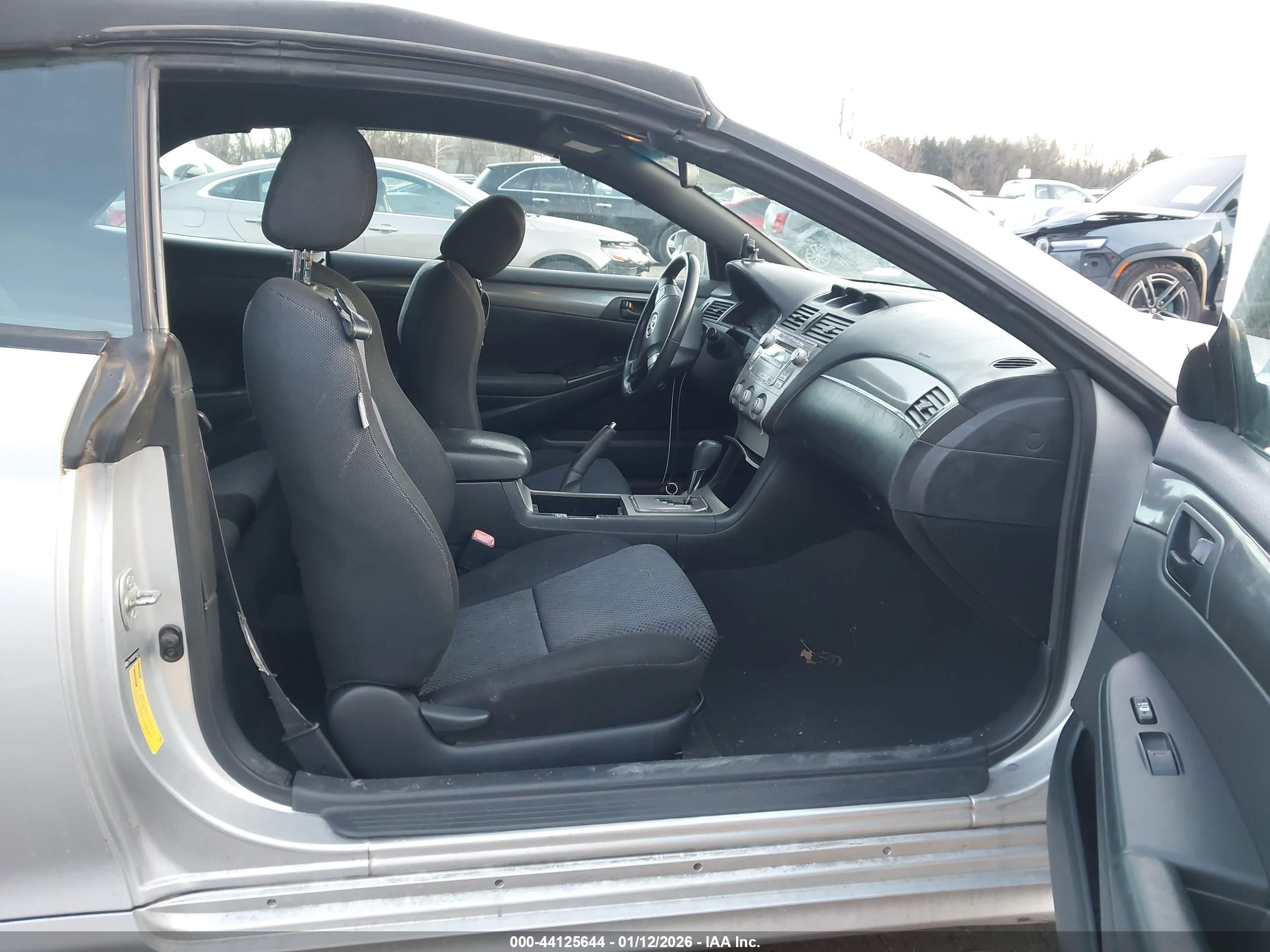 2008 Toyota Camry Solara Sport Silver vin: 4T1FA38P38U154132