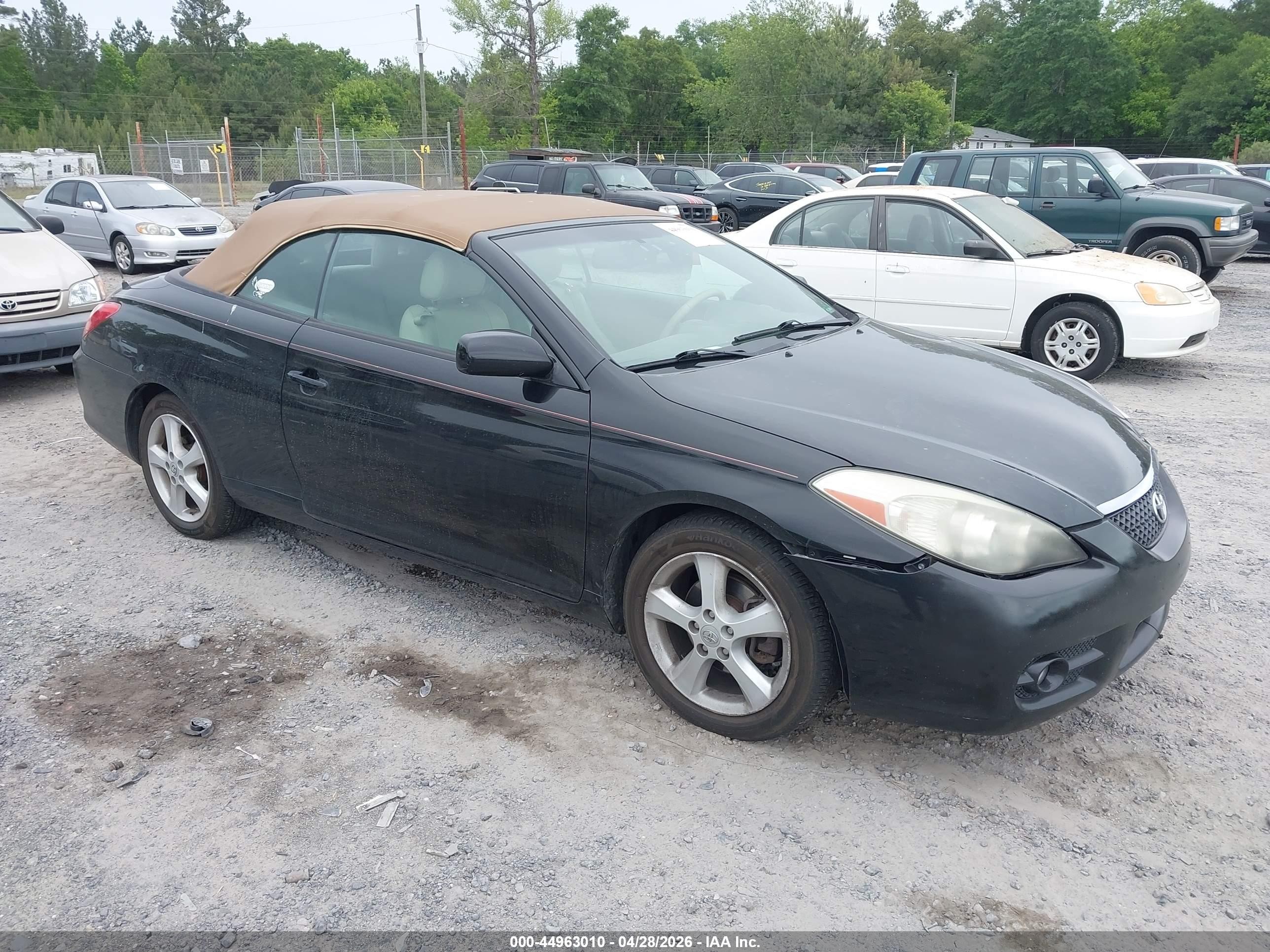 2008 Toyota Camry Solara Sle Black vin: 4T1FA38P38U158701