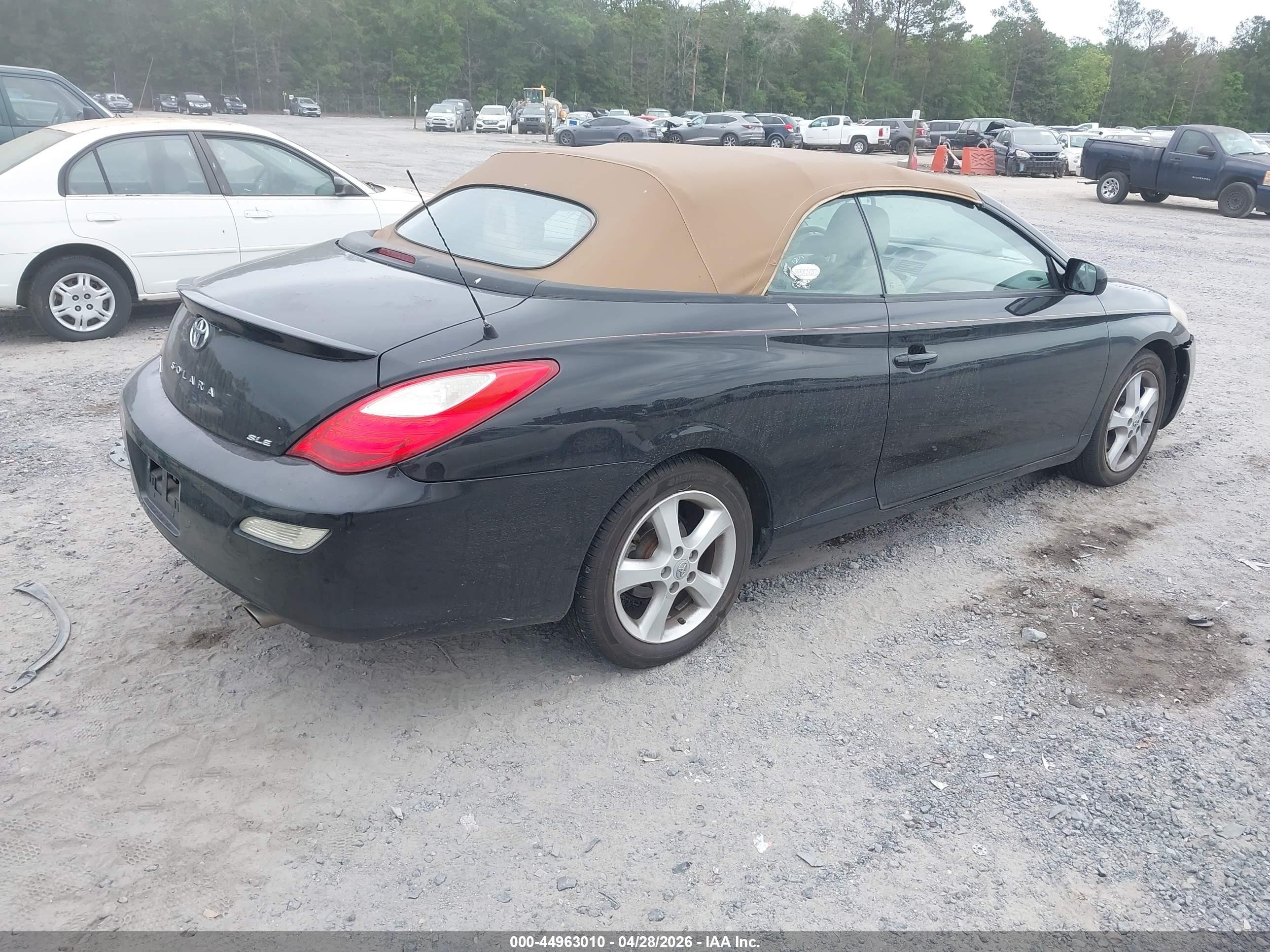 2008 Toyota Camry Solara Sle Черный vin: 4T1FA38P38U158701