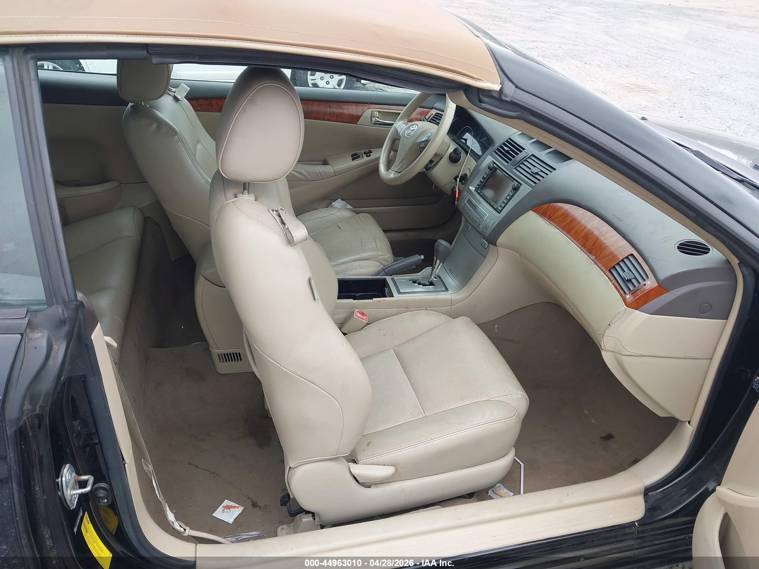 2008 Toyota Camry Solara Sle Черный vin: 4T1FA38P38U158701