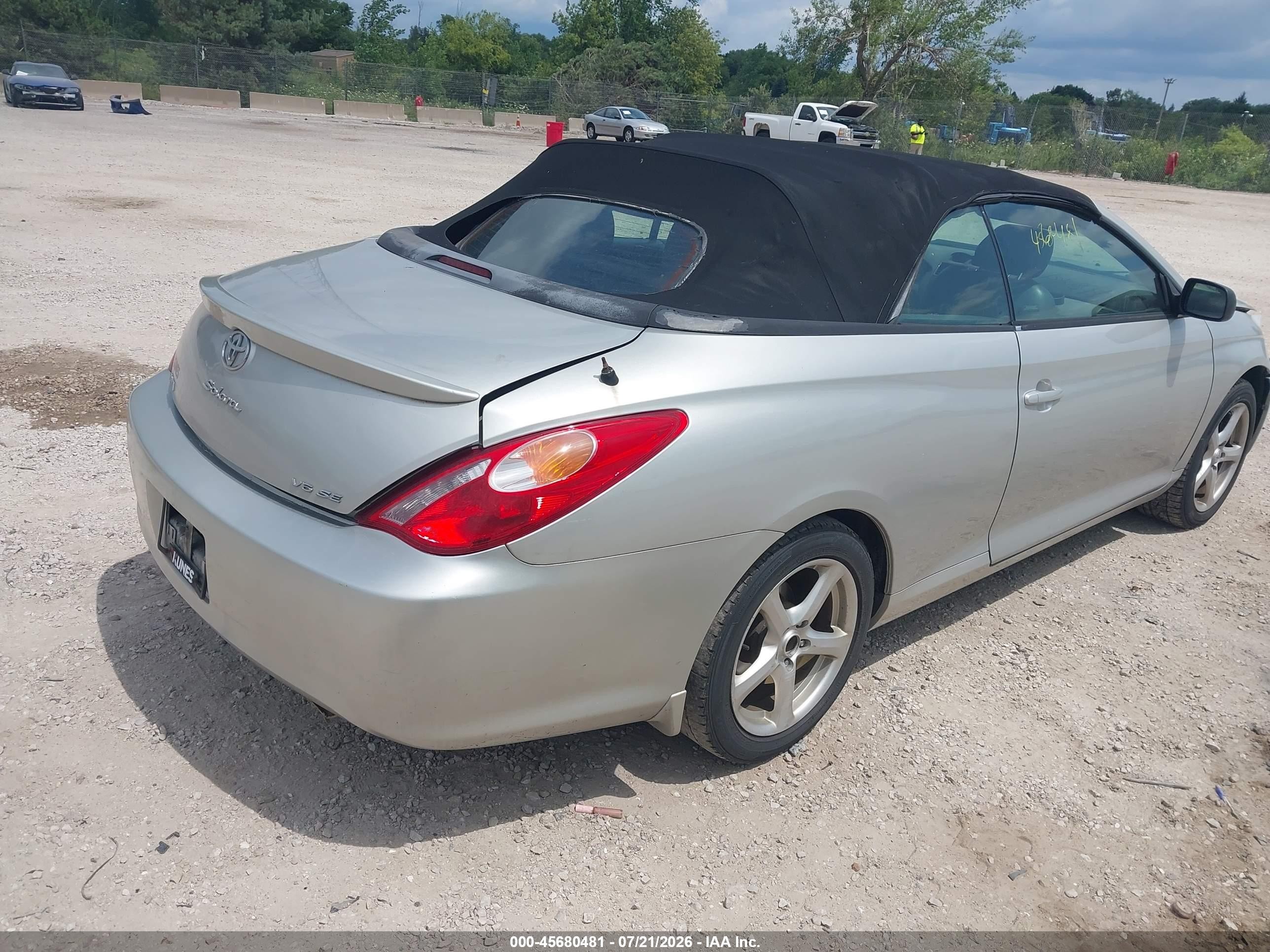 2004 Toyota Camry Solara Se Silver vin: 4T1FA38P44U037234