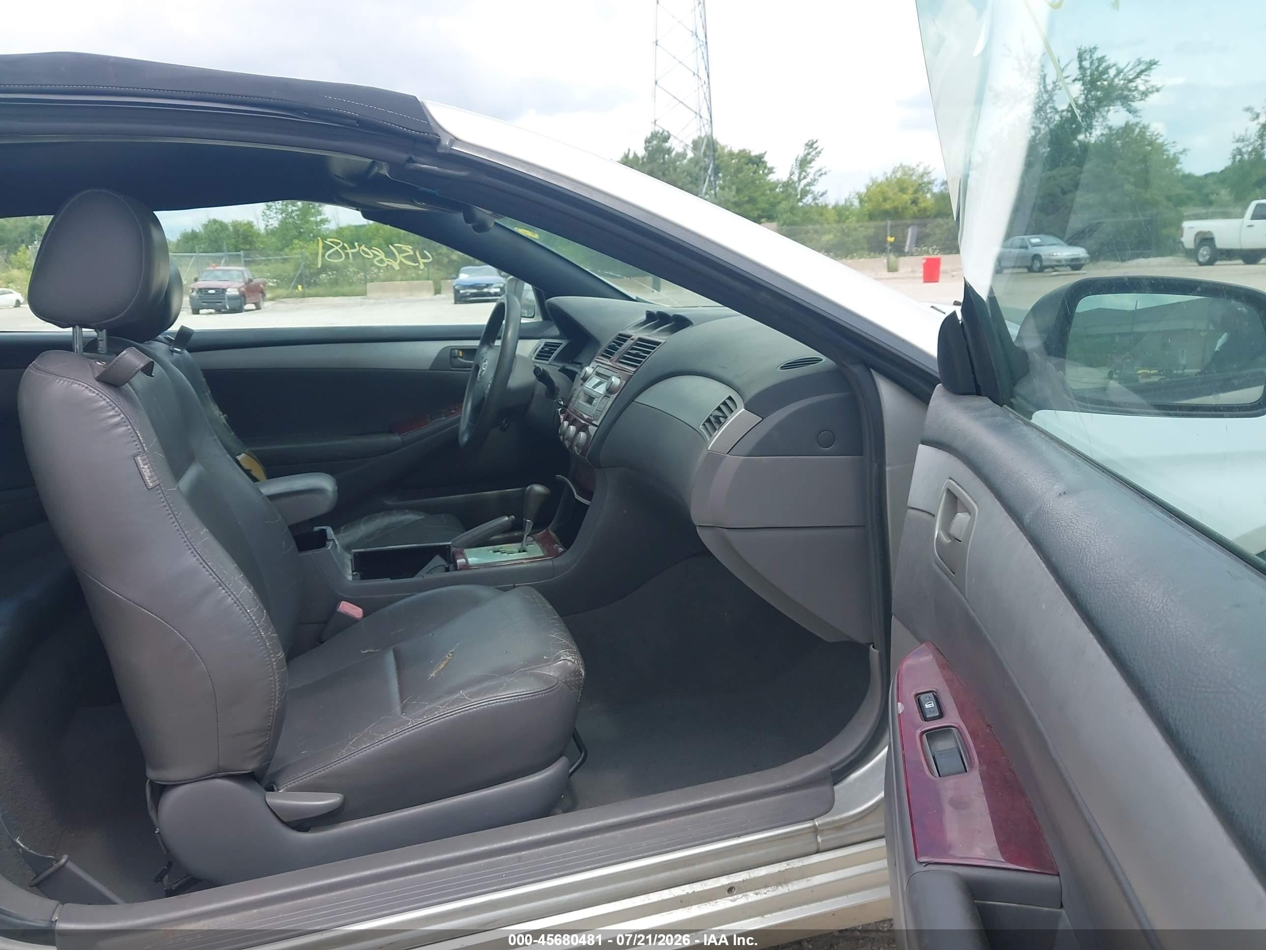2004 Toyota Camry Solara Se Silver vin: 4T1FA38P44U037234