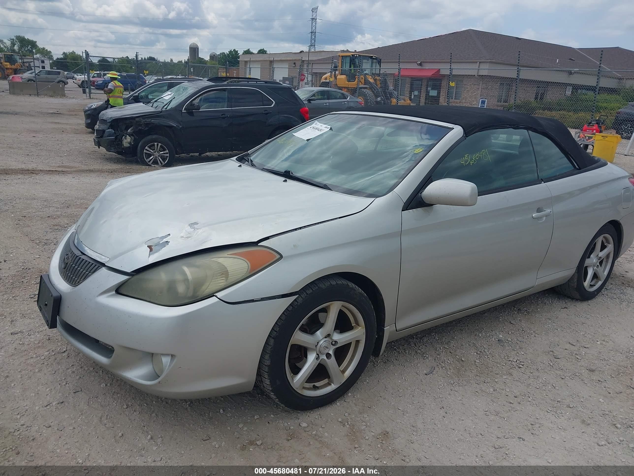 2004 Toyota Camry Solara Se Silver vin: 4T1FA38P44U037234