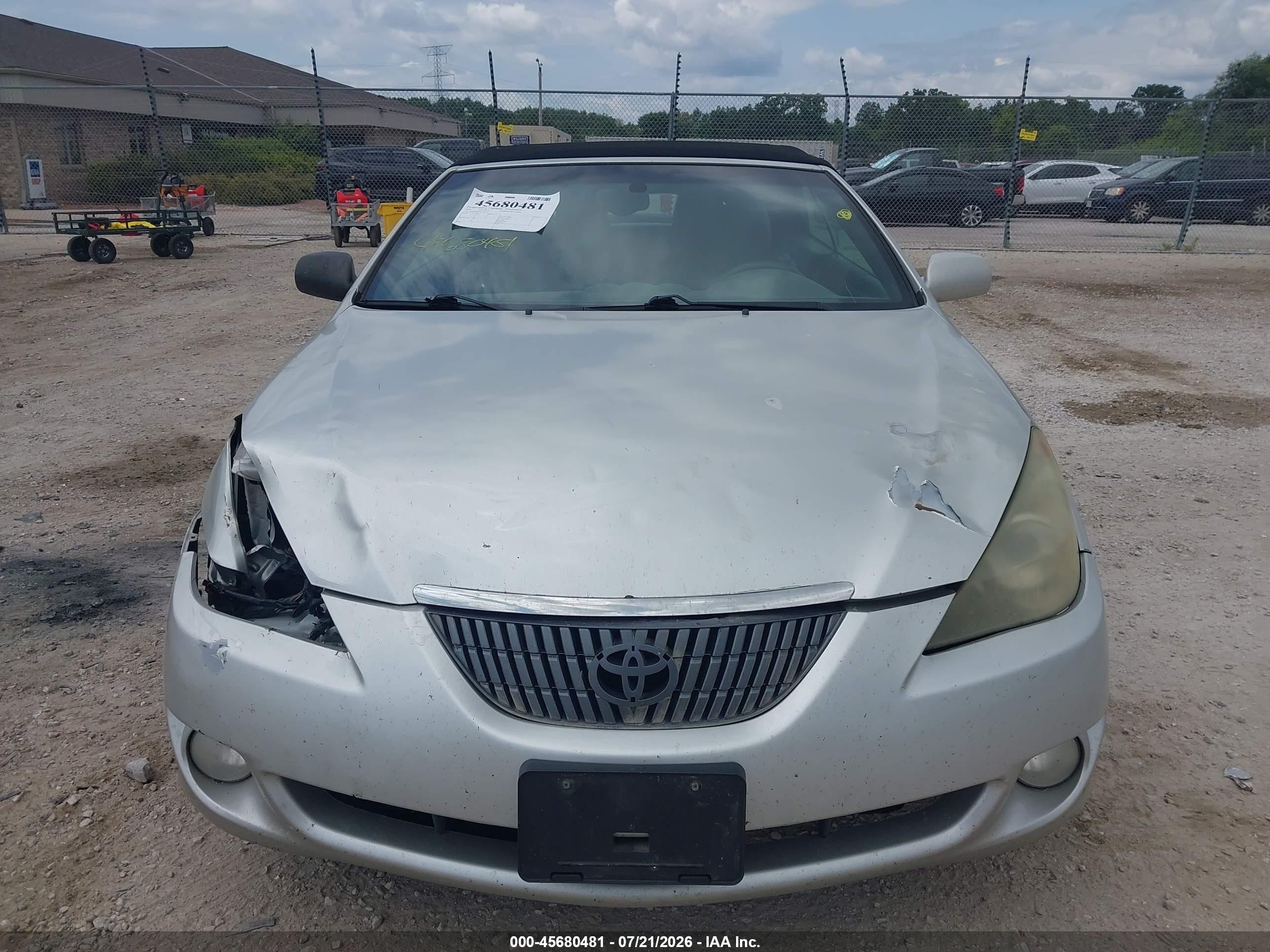 2004 Toyota Camry Solara Se Silver vin: 4T1FA38P44U037234