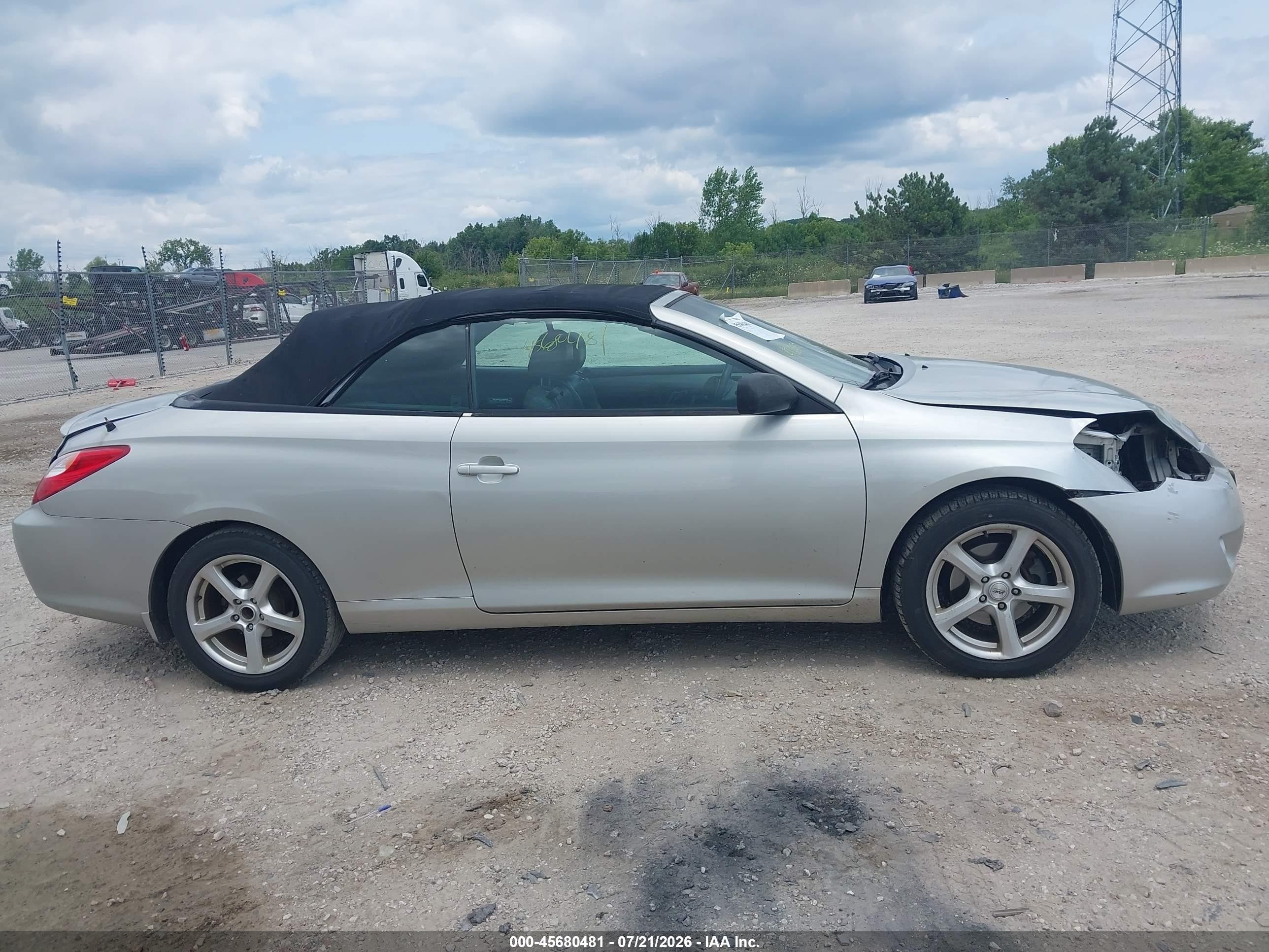 2004 Toyota Camry Solara Se Silver vin: 4T1FA38P44U037234