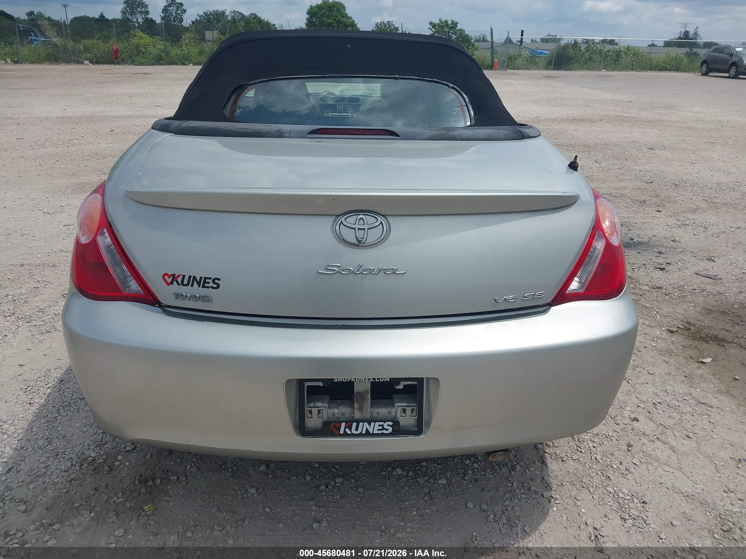 2004 Toyota Camry Solara Se Silver vin: 4T1FA38P44U037234