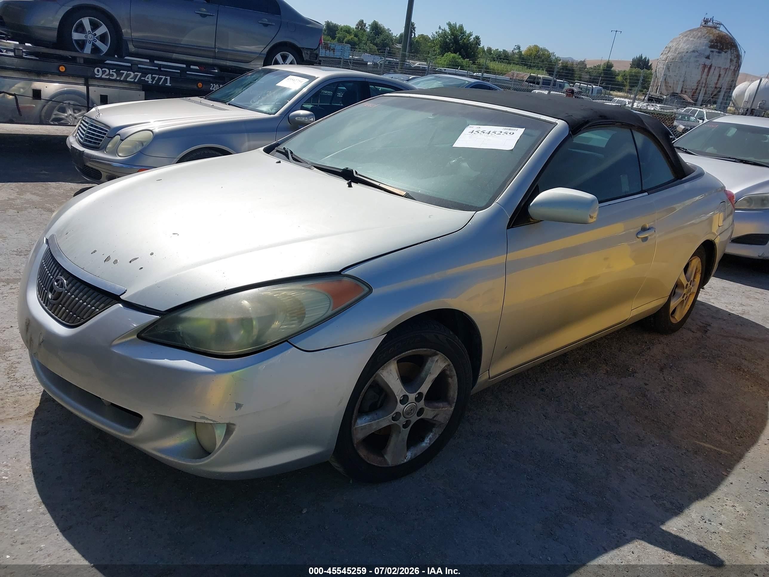 2005 Toyota Camry Solara Sle Gray vin: 4T1FA38P45U048963