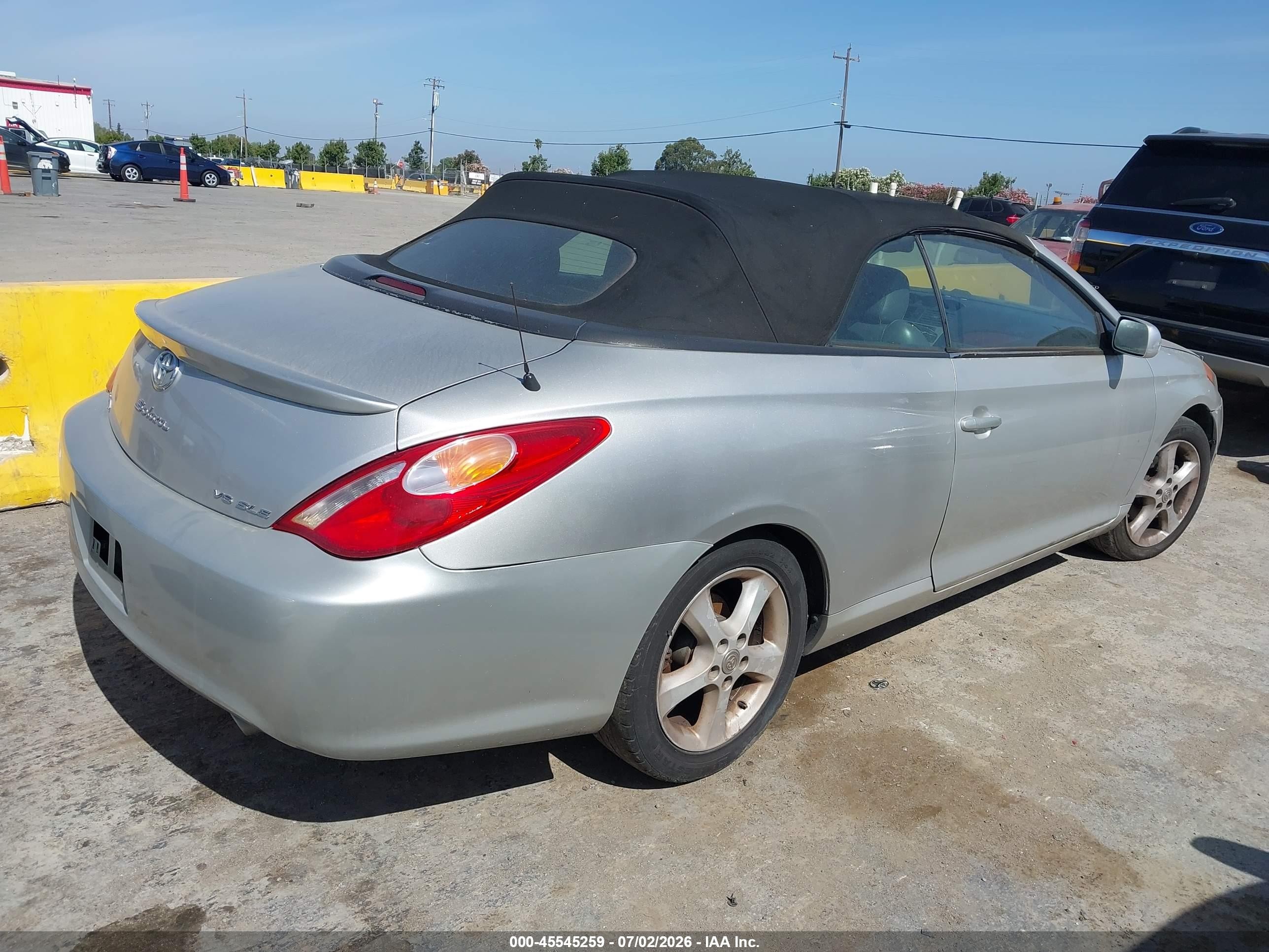 2005 Toyota Camry Solara Sle Gray vin: 4T1FA38P45U048963
