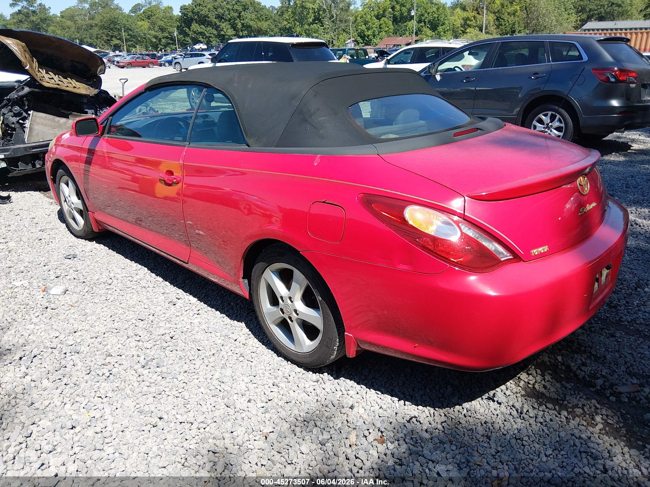 2006 Toyota Camry Solara Sle Red vin: 4T1FA38P46U069846
