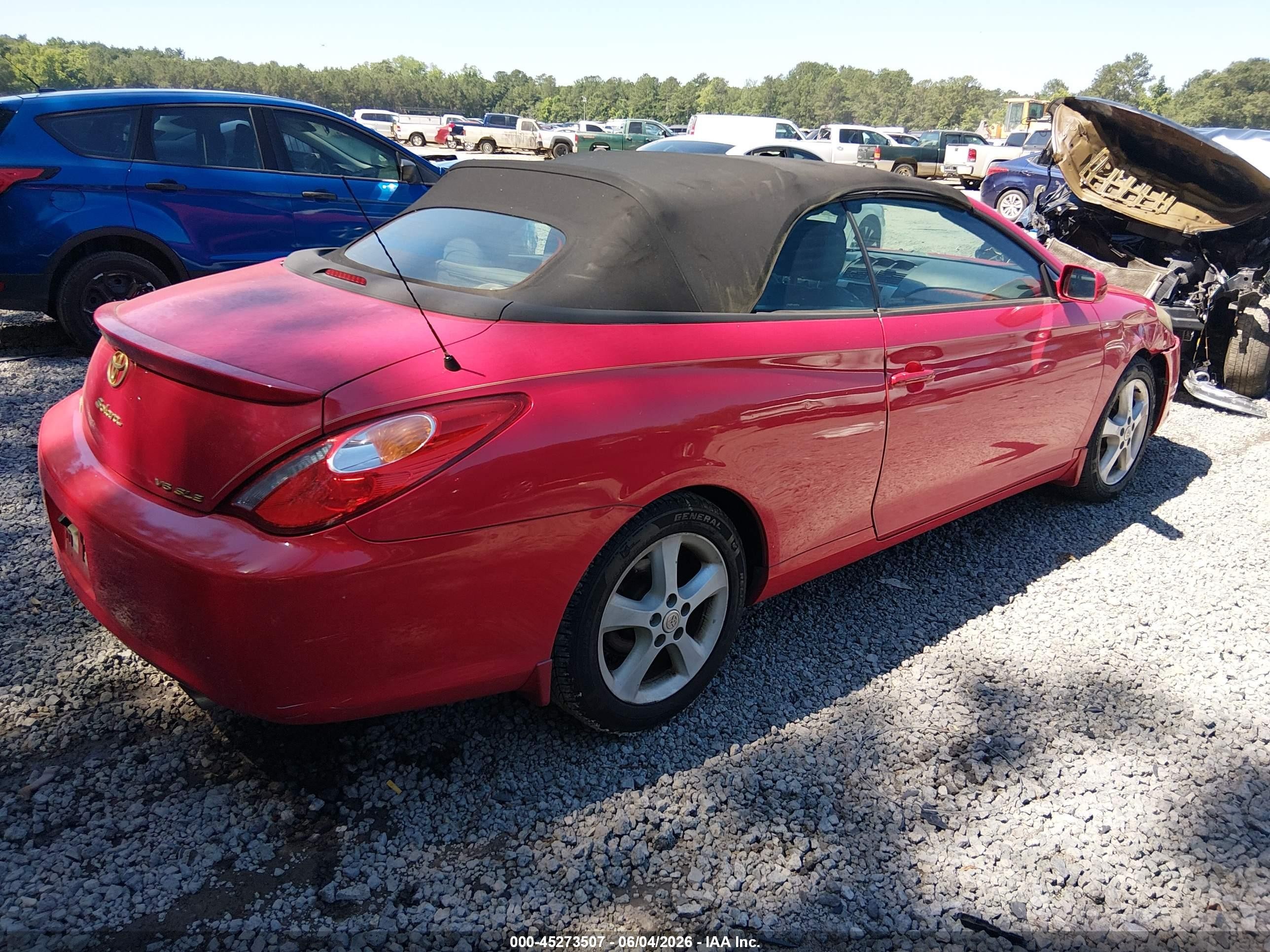 2006 Toyota Camry Solara Sle Red vin: 4T1FA38P46U069846