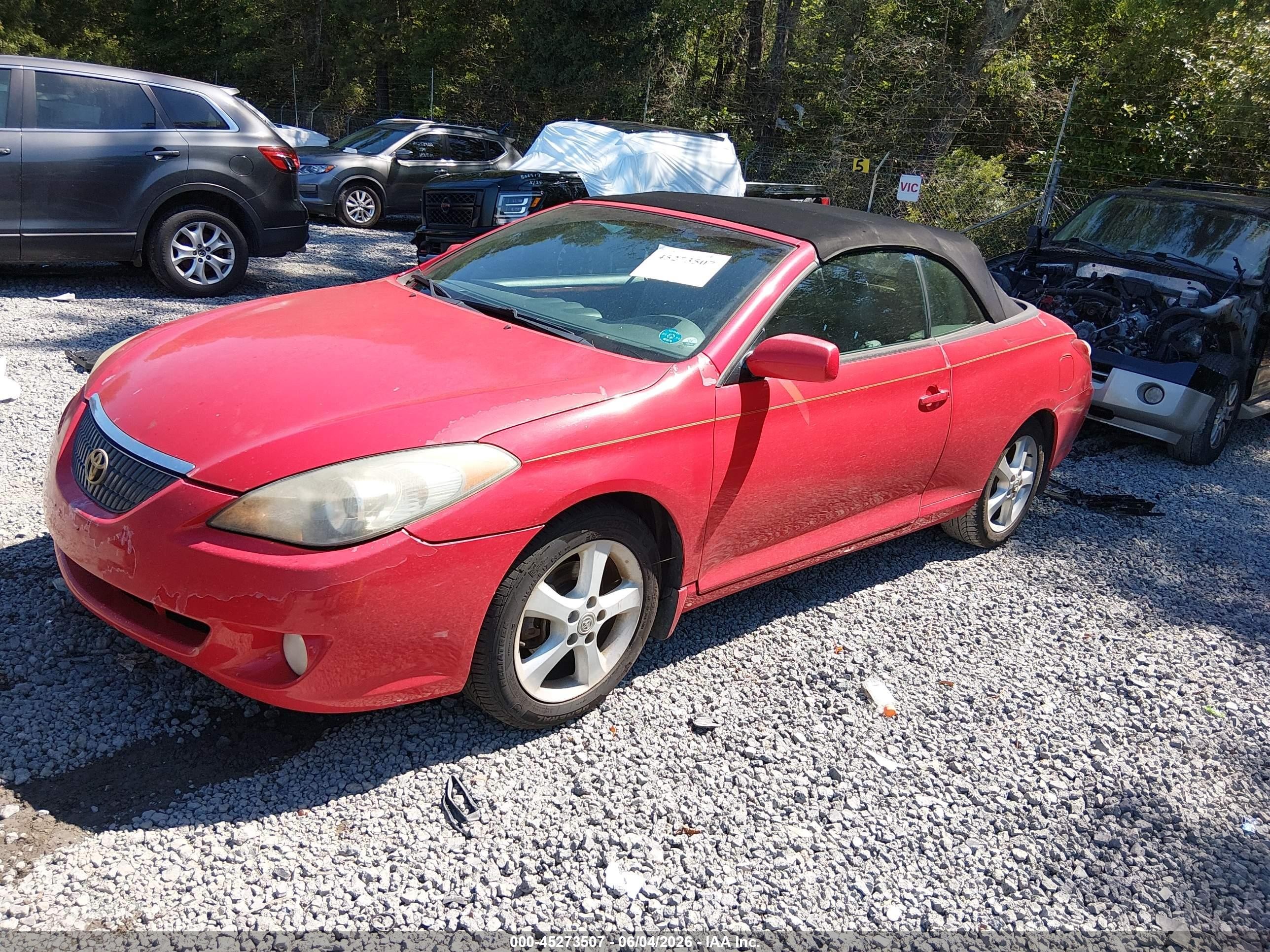 2006 Toyota Camry Solara Sle Red vin: 4T1FA38P46U069846