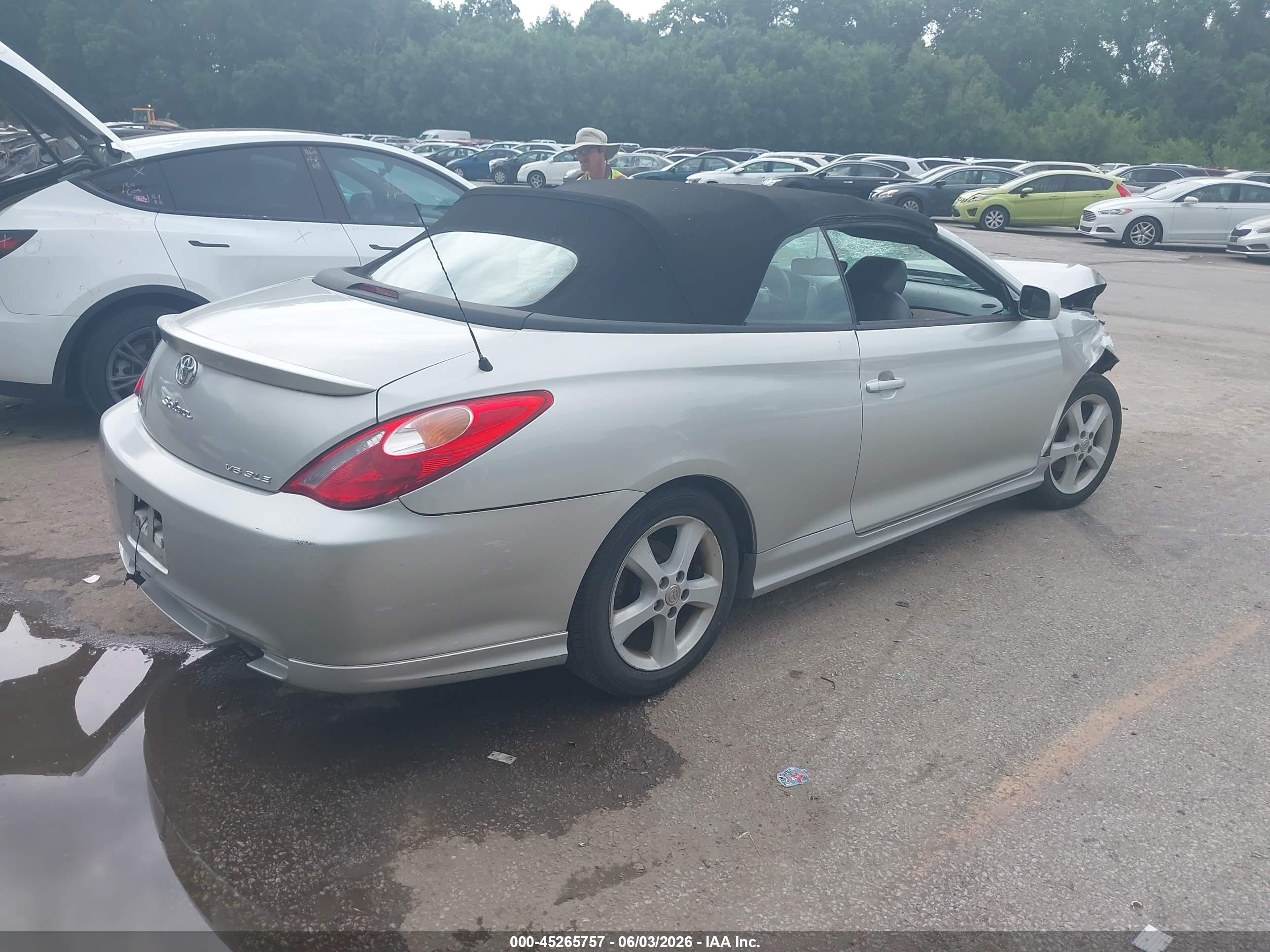 2006 Toyota Camry Solara Sle White vin: 4T1FA38P46U086999