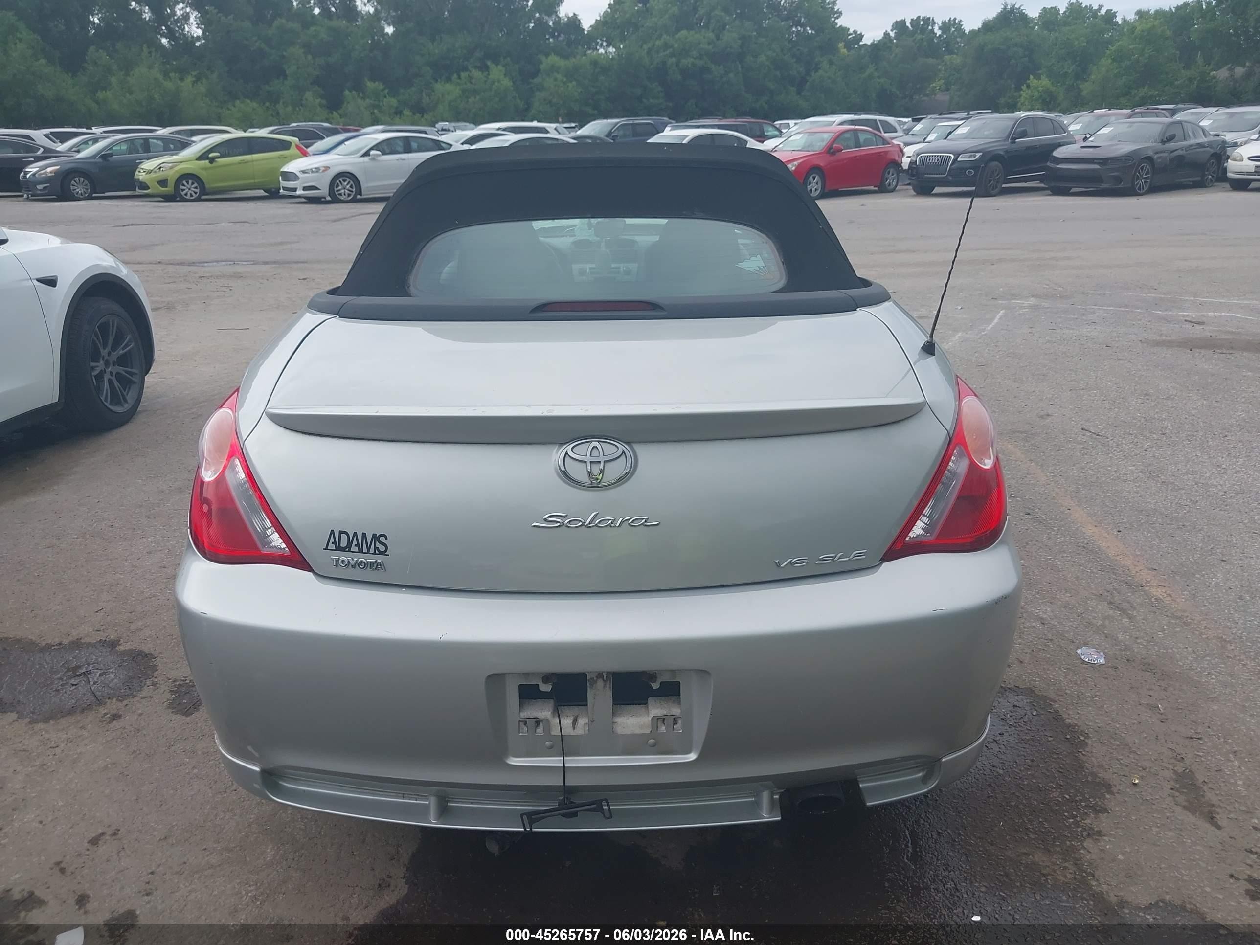 2006 Toyota Camry Solara Sle White vin: 4T1FA38P46U086999