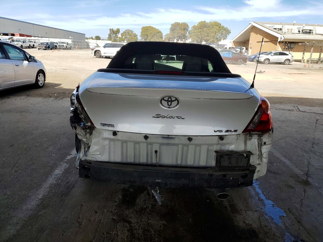 2006 Toyota Camry Solara Sle V6 White vin: 4T1FA38P46U094035