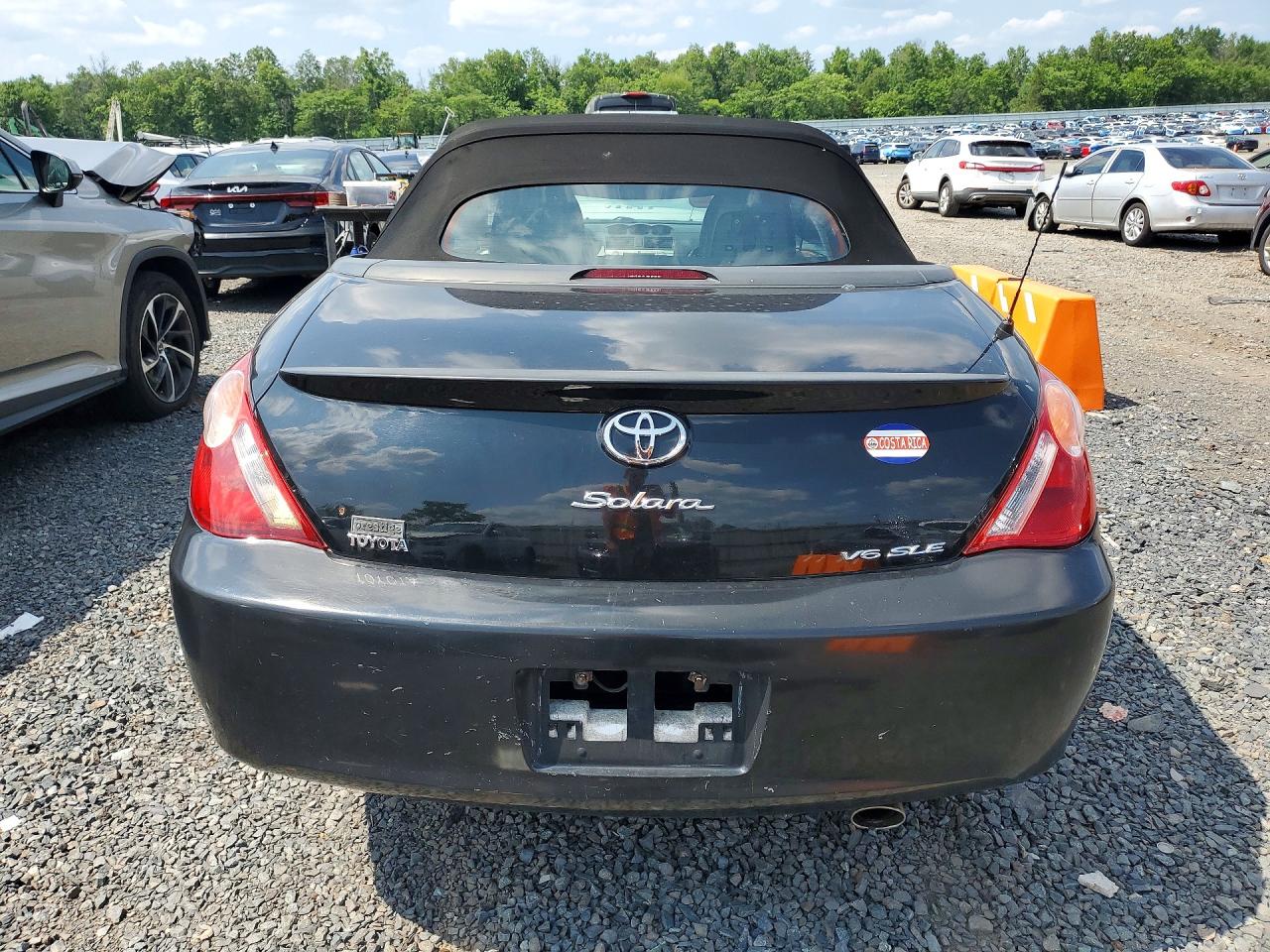 2006 Toyota Camry Solara Sle V6 Black vin: 4T1FA38P46U099221