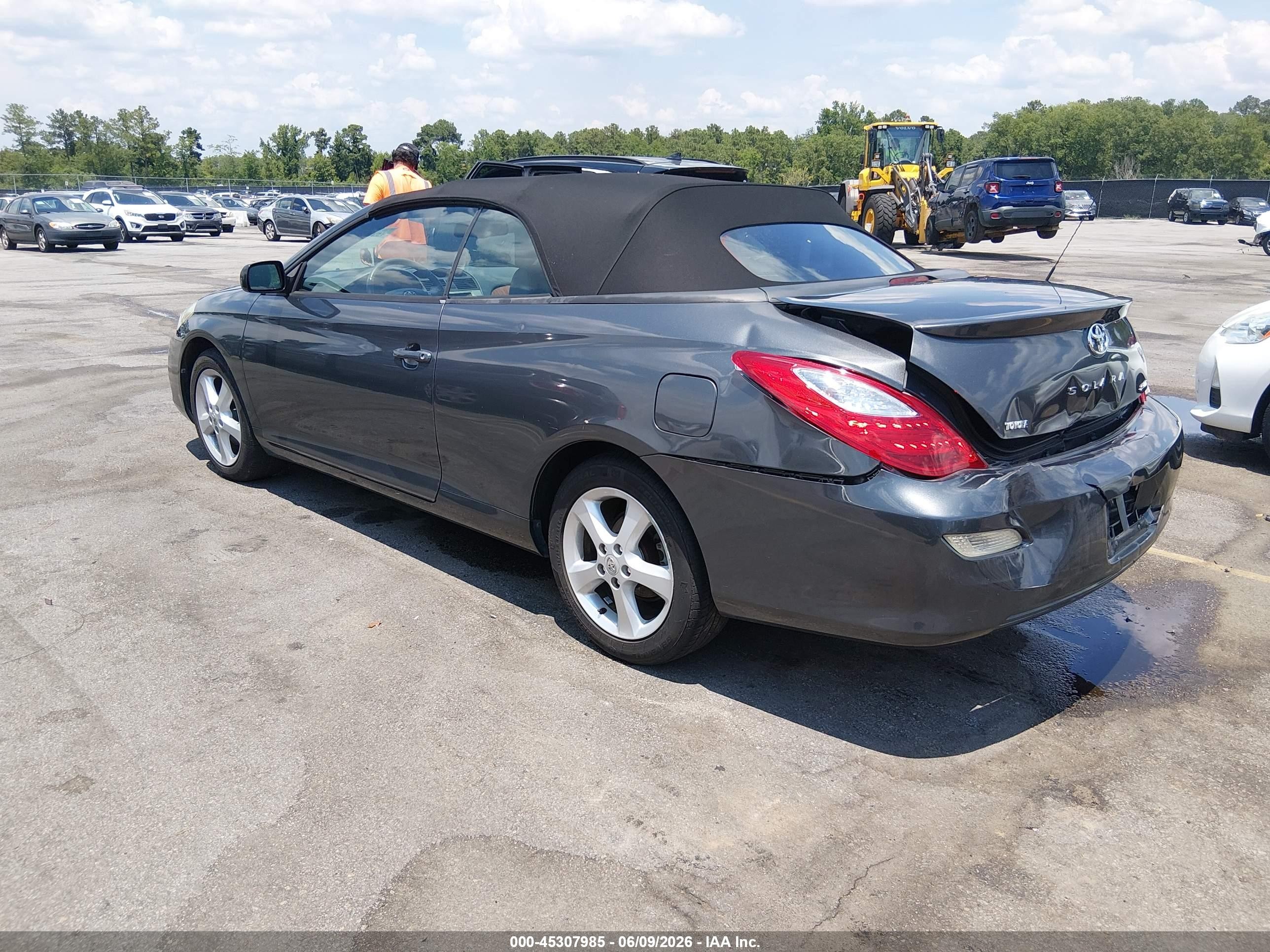 2007 Toyota Camry Solara Sle Серый vin: 4T1FA38P47U111742