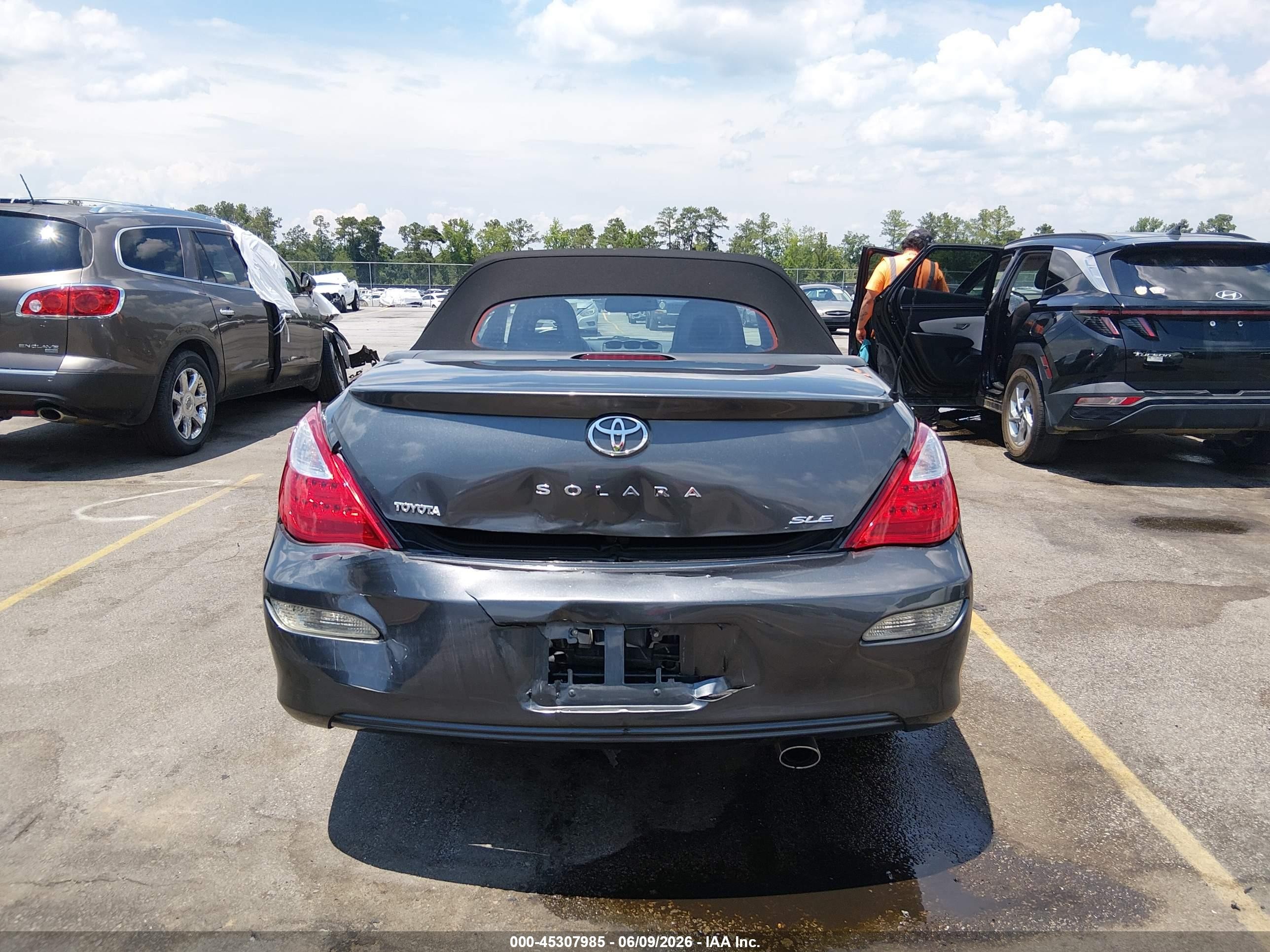 2007 Toyota Camry Solara Sle Серый vin: 4T1FA38P47U111742