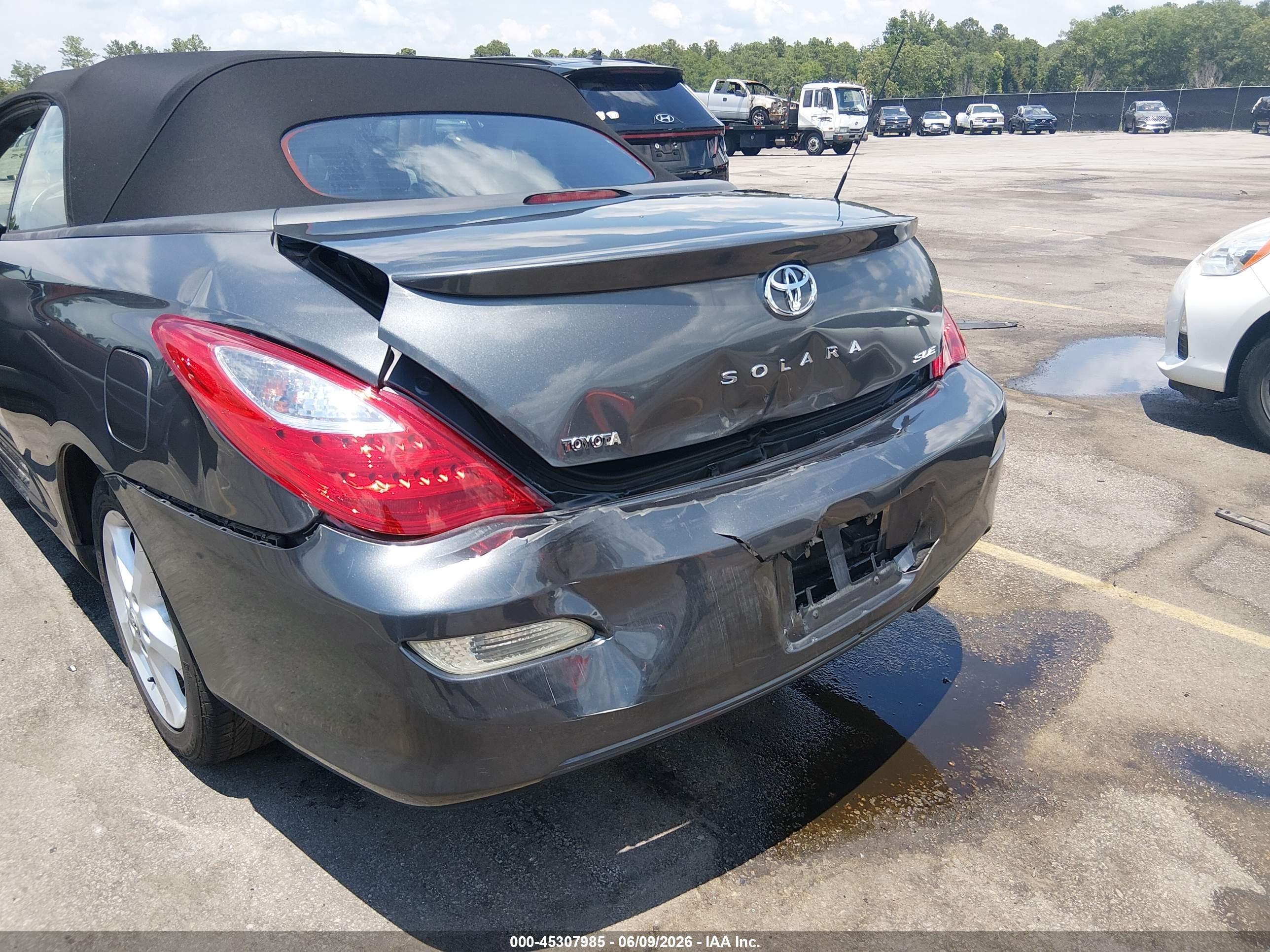 2007 Toyota Camry Solara Sle Серый vin: 4T1FA38P47U111742