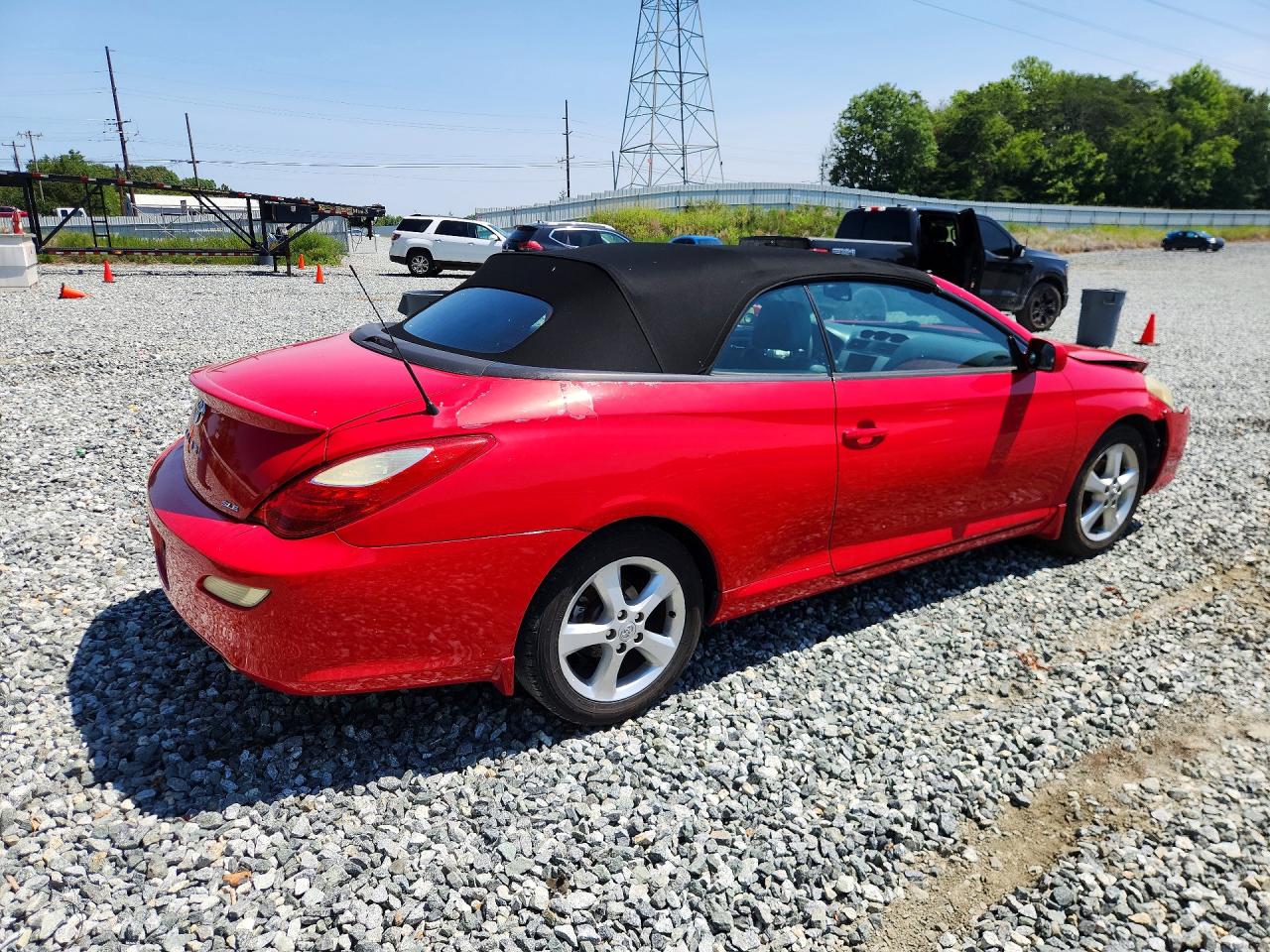 2007 Toyota Camry Solara Sle V6 Red vin: 4T1FA38P47U113068