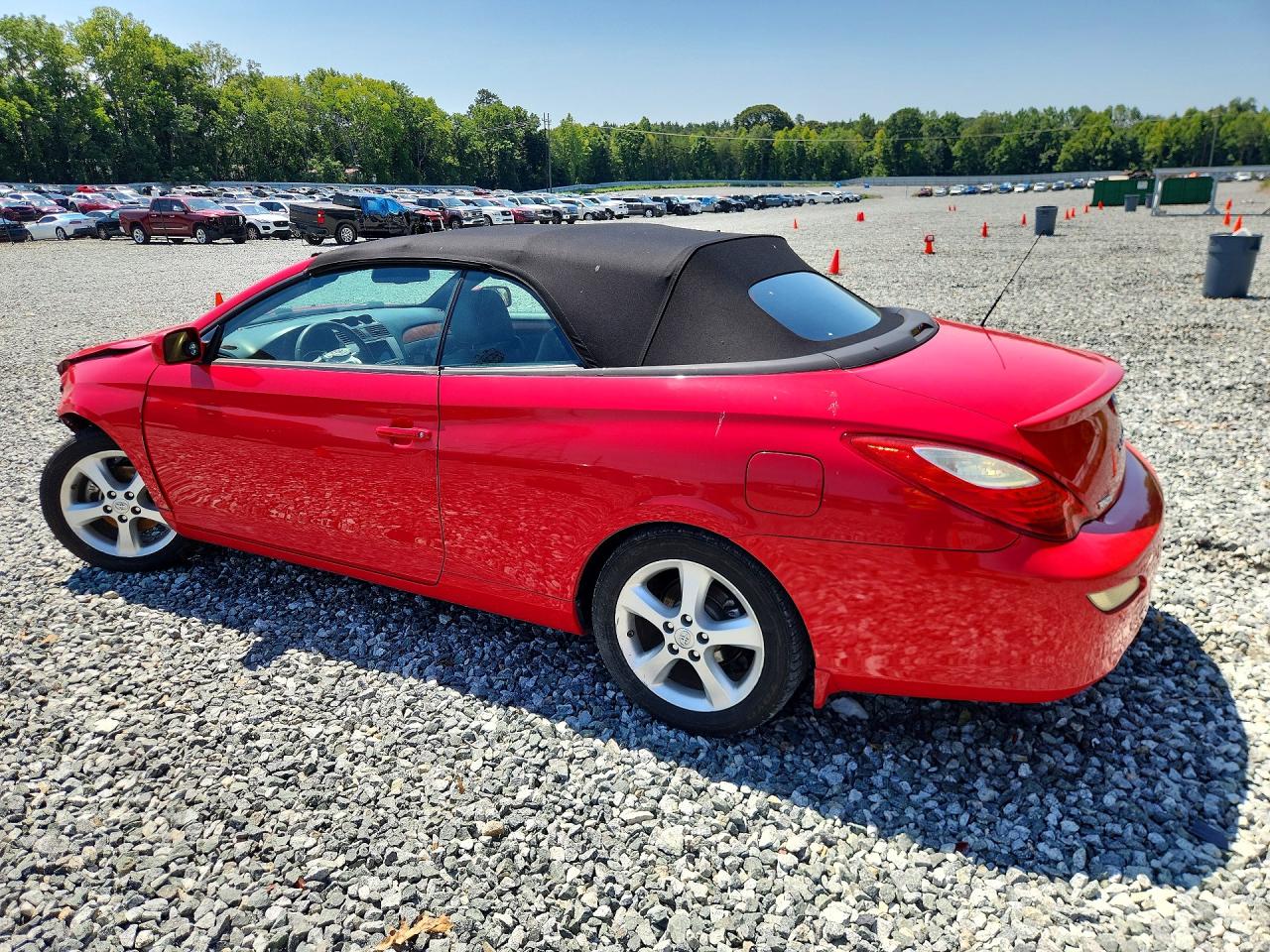 2007 Toyota Camry Solara Sle V6 Red vin: 4T1FA38P47U113068