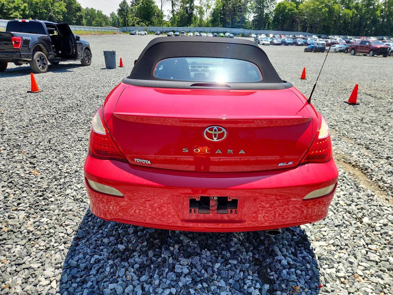 2007 Toyota Camry Solara Sle V6 Red vin: 4T1FA38P47U113068