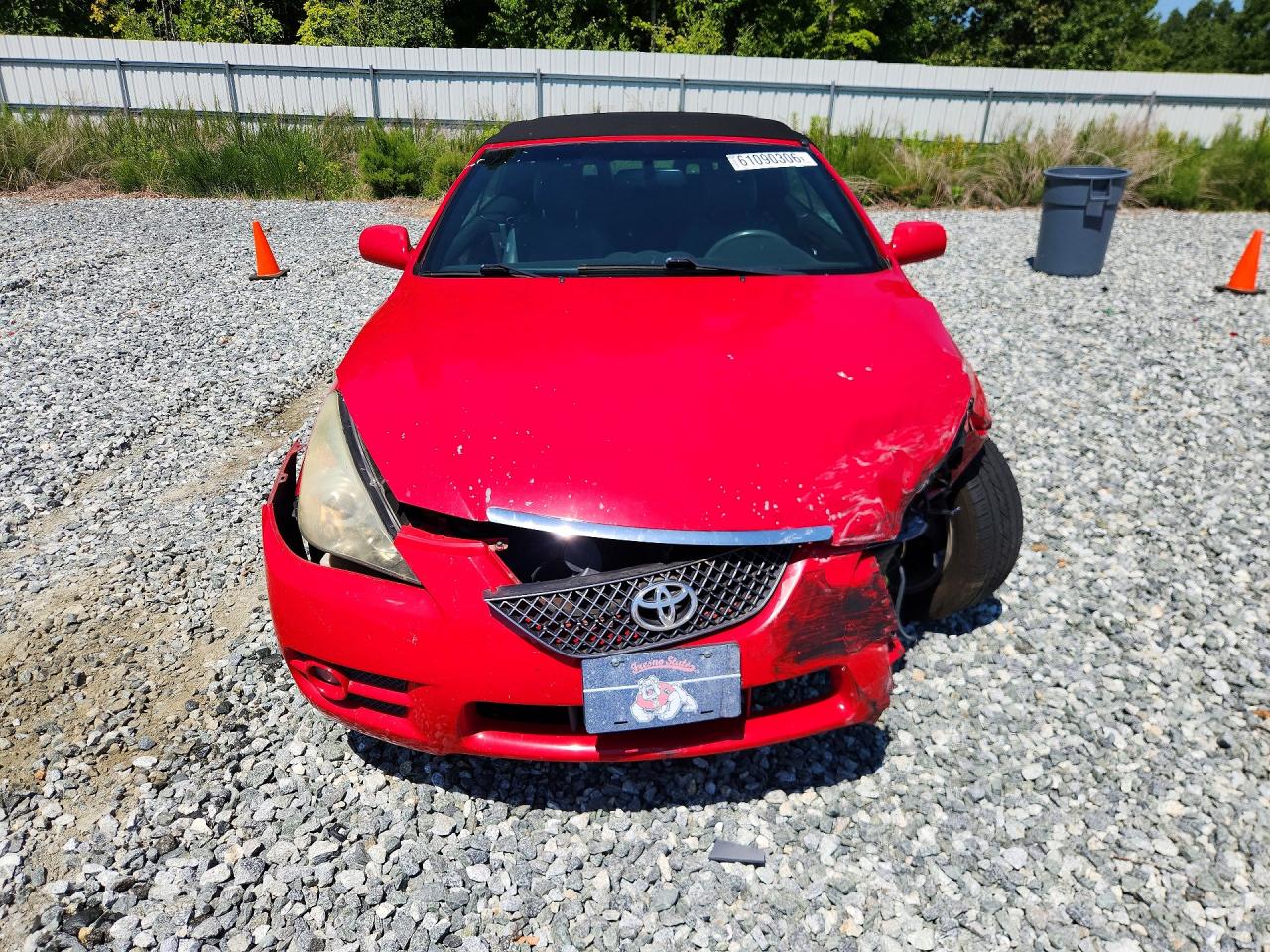 2007 Toyota Camry Solara Sle V6 Red vin: 4T1FA38P47U113068