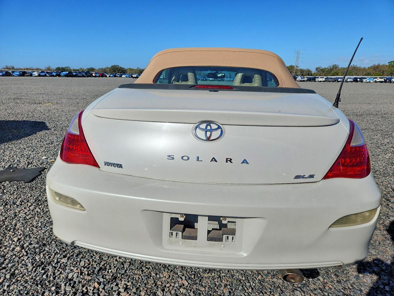 2007 Toyota Camry Solara Sle V6 White vin: 4T1FA38P47U128587