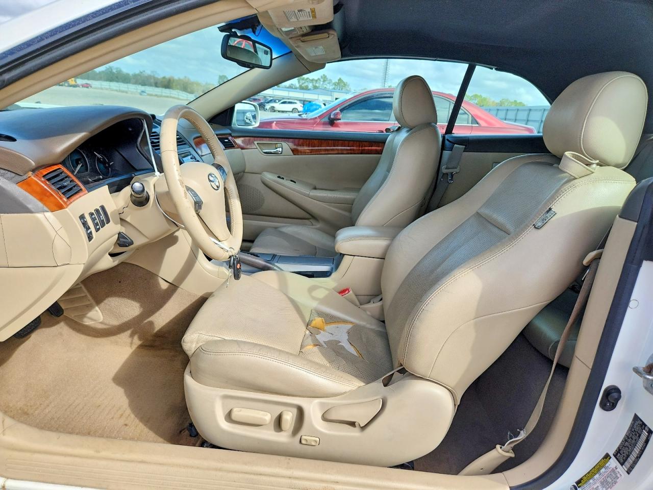 2007 Toyota Camry Solara Sle V6 White vin: 4T1FA38P47U128587
