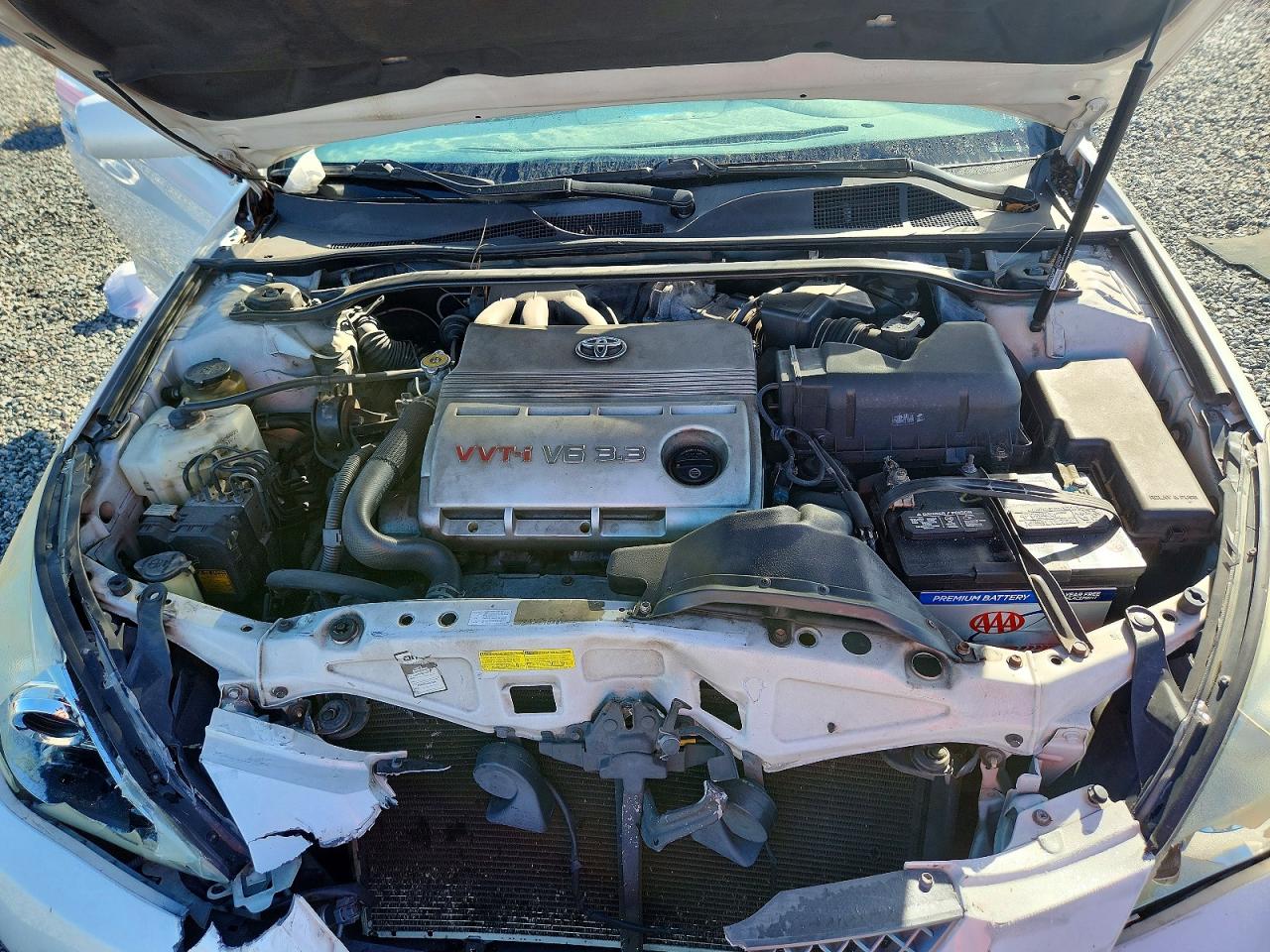 2007 Toyota Camry Solara Sle V6 White vin: 4T1FA38P47U128587
