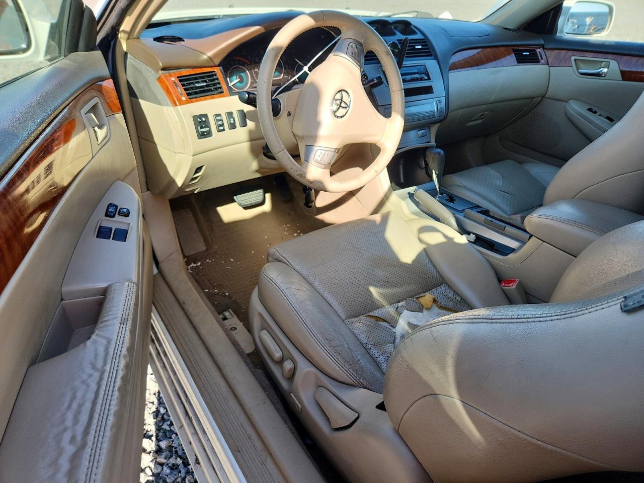 2007 Toyota Camry Solara Sle V6 White vin: 4T1FA38P47U128587