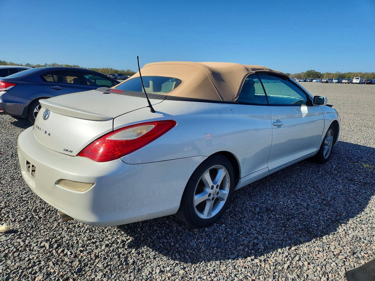 2007 Toyota Camry Solara Sle V6 White vin: 4T1FA38P47U128587