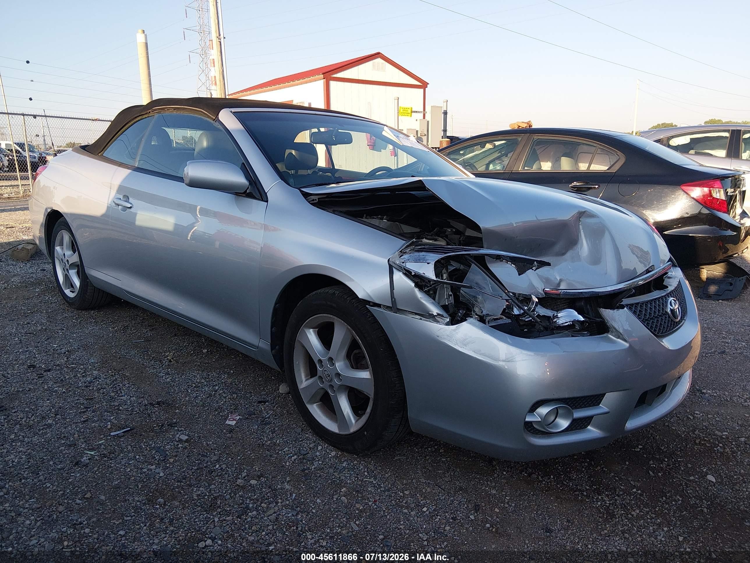 2007 Toyota Camry Solara Sle Silver vin: 4T1FA38P47U131649