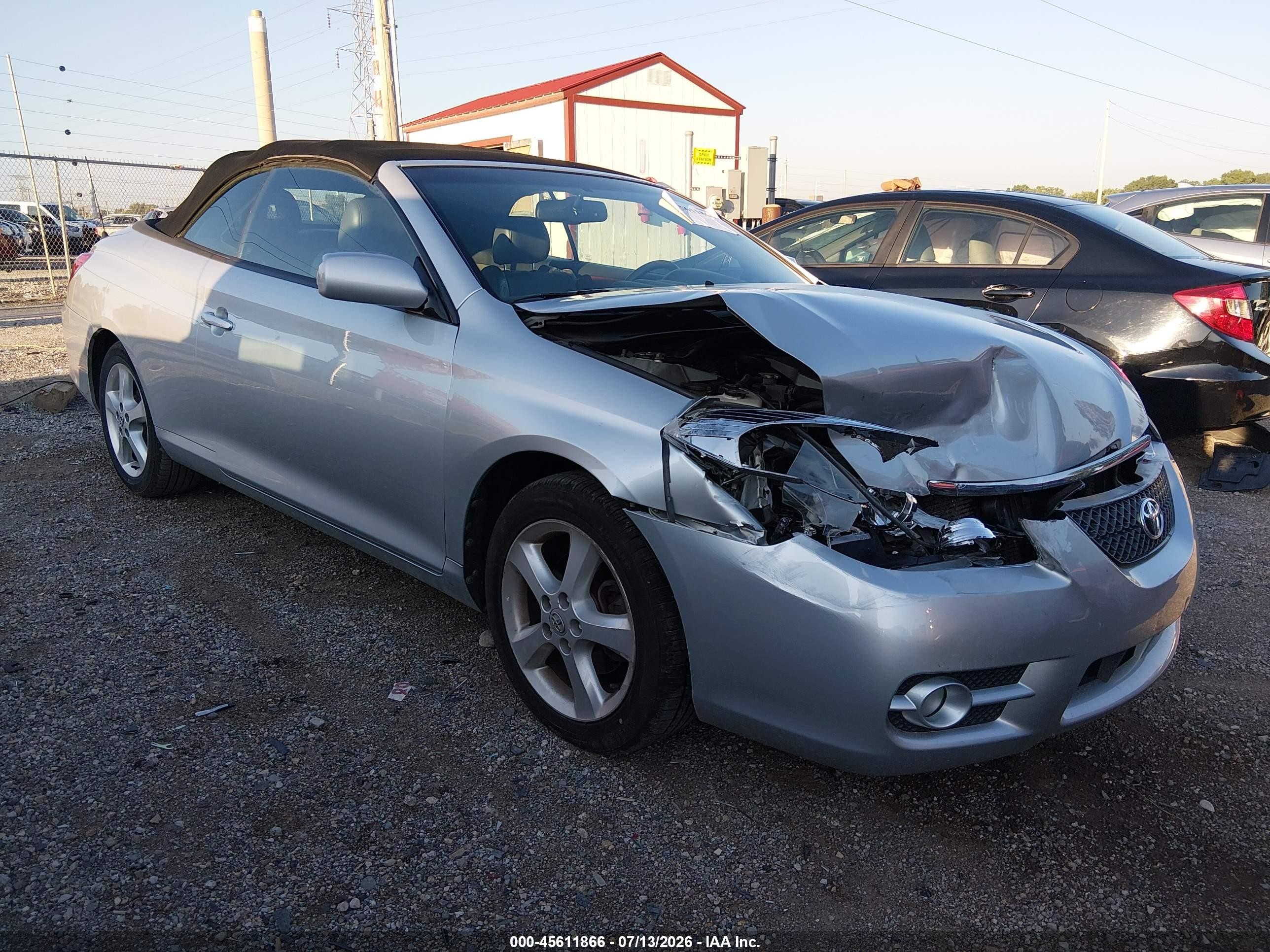 2007 Toyota Camry Solara Sle Silver vin: 4T1FA38P47U131649