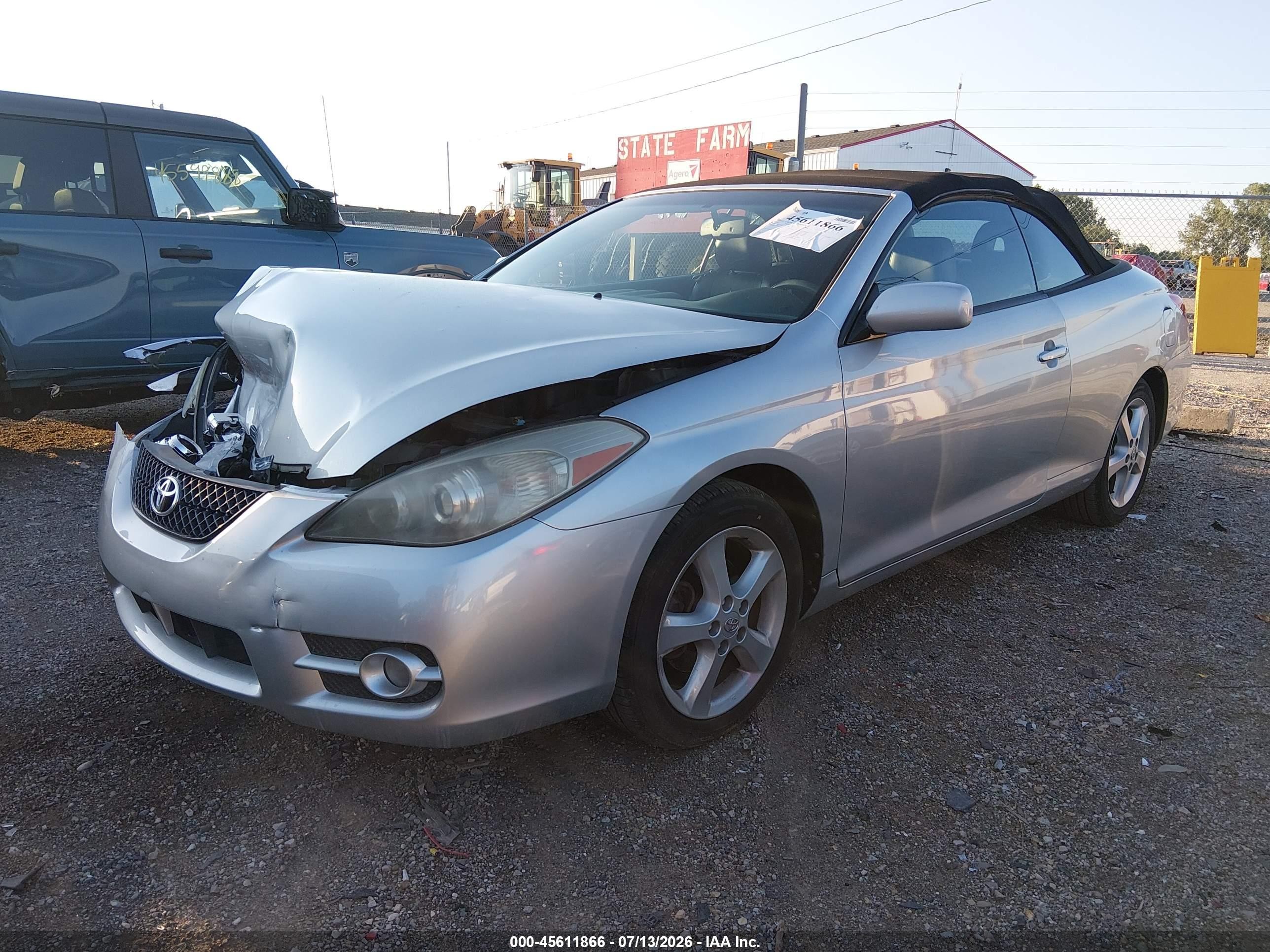 2007 Toyota Camry Solara Sle Silver vin: 4T1FA38P47U131649