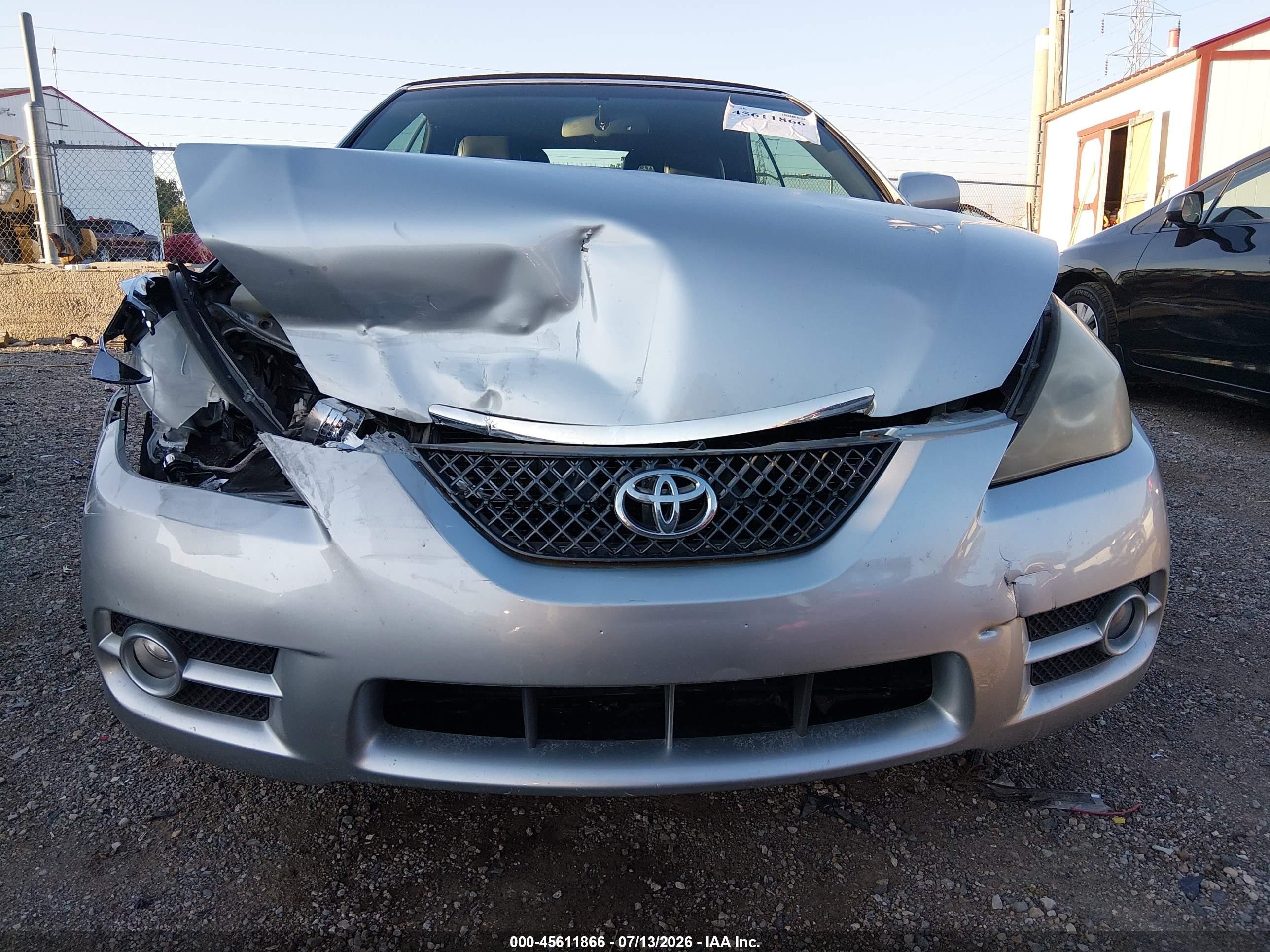 2007 Toyota Camry Solara Sle Silver vin: 4T1FA38P47U131649