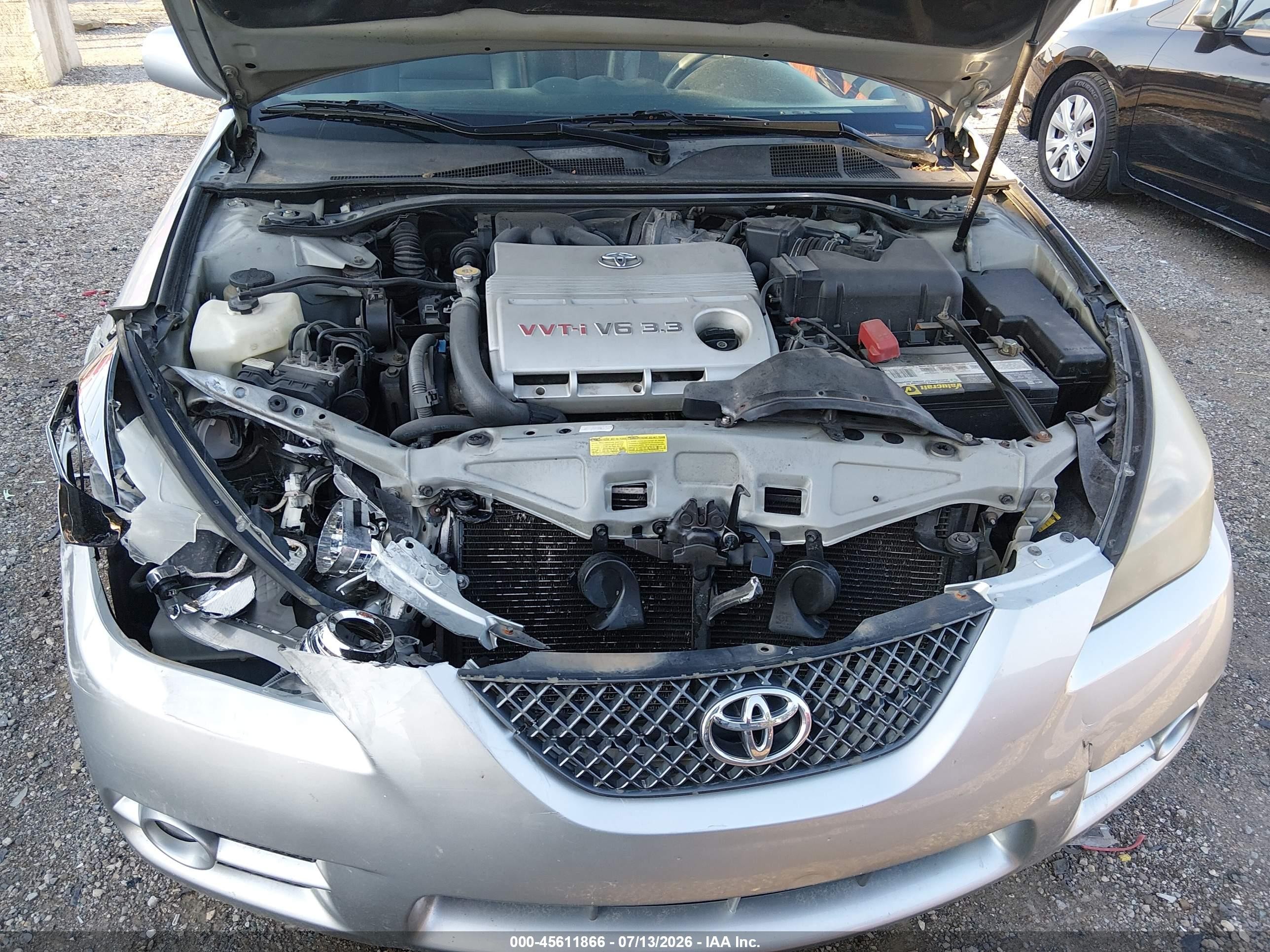 2007 Toyota Camry Solara Sle Silver vin: 4T1FA38P47U131649