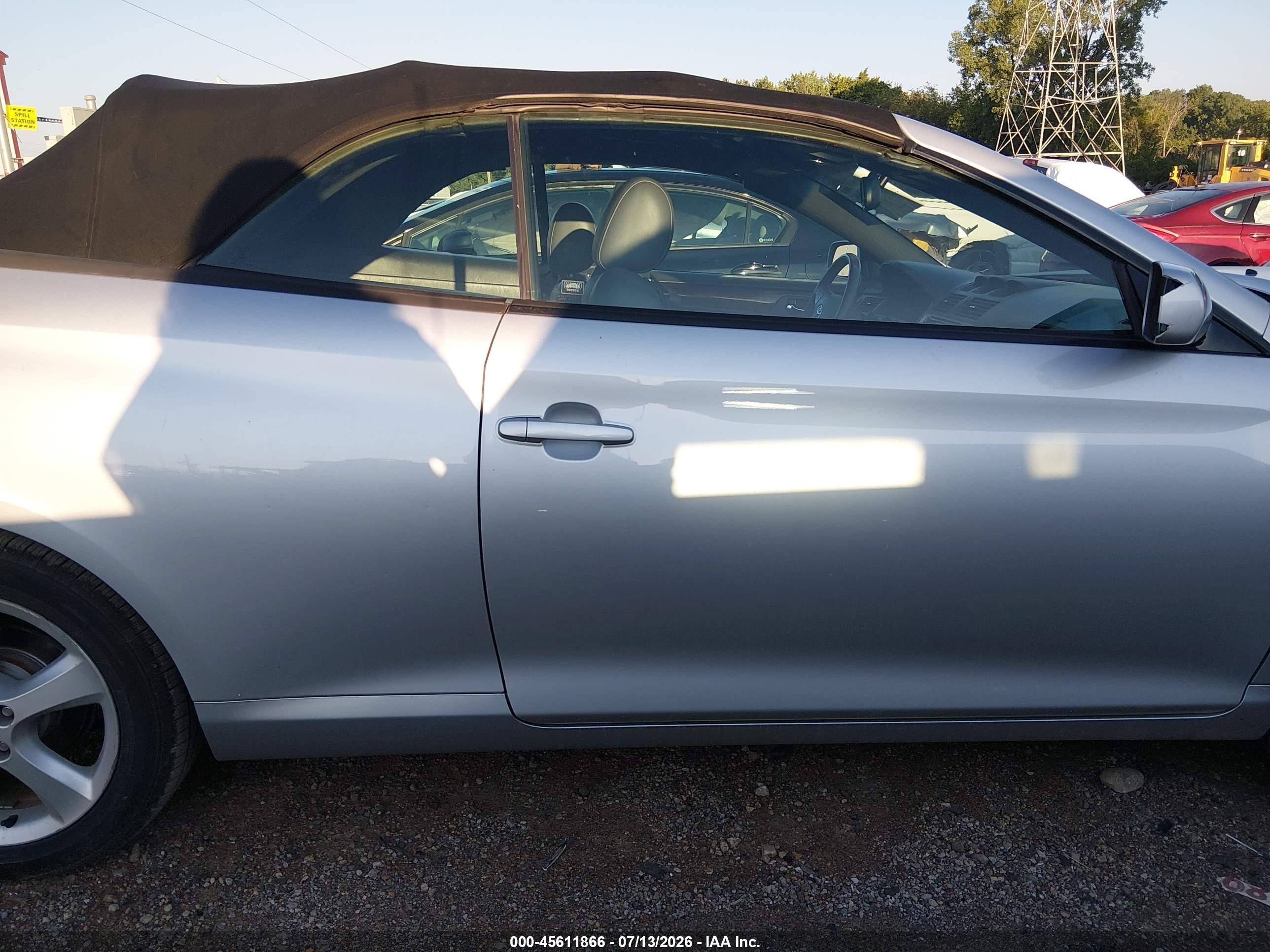 2007 Toyota Camry Solara Sle Silver vin: 4T1FA38P47U131649