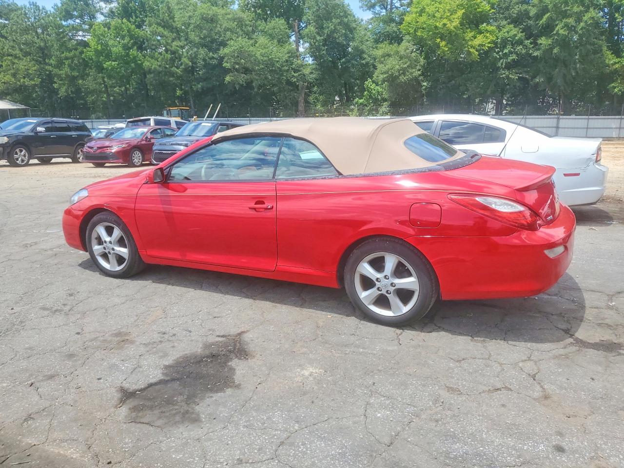 2008 Toyota Camry Solara Sle V6 Red vin: 4T1FA38P48U140594