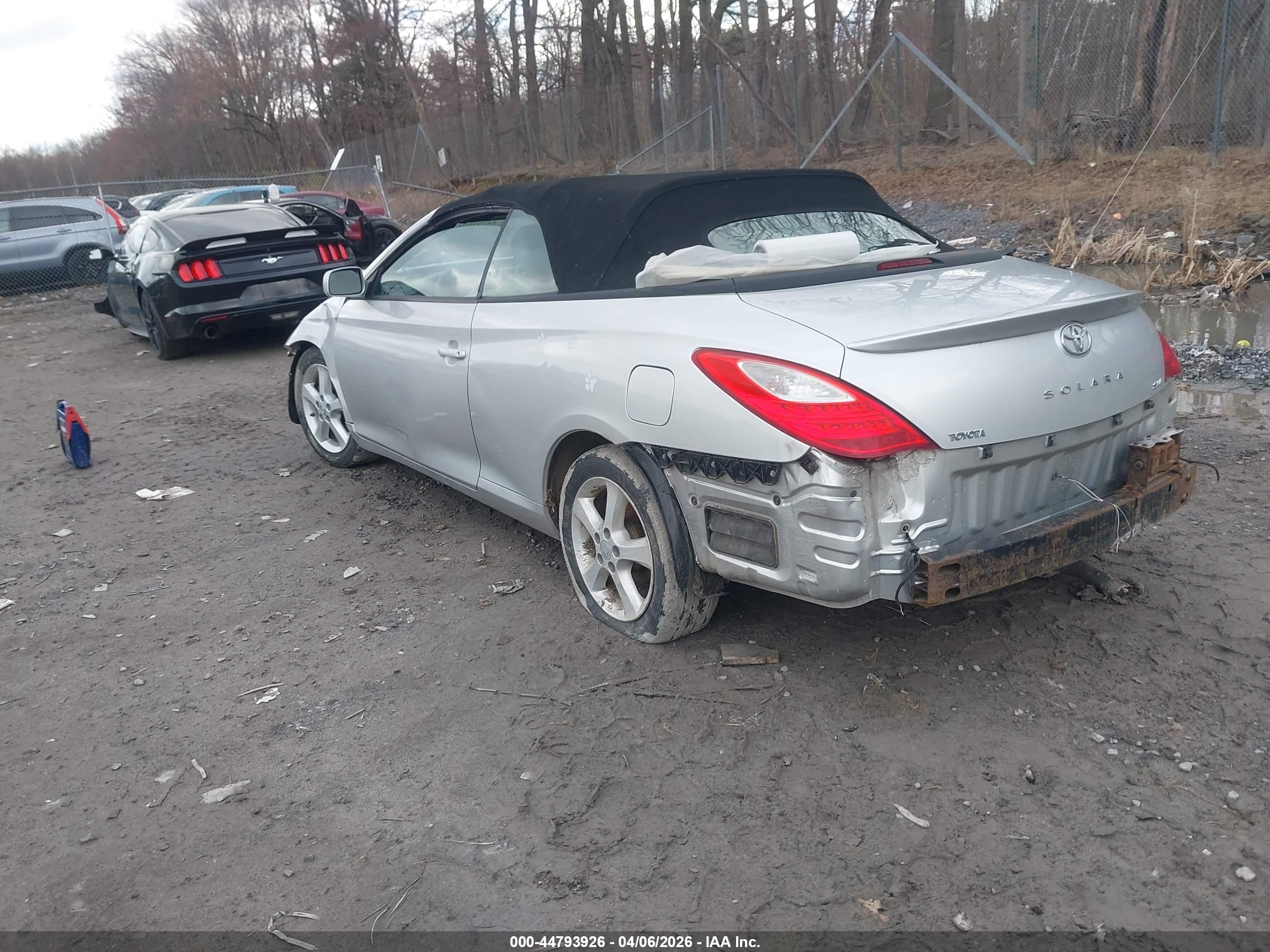 2008 Toyota Camry Solara Sle Silver vin: 4T1FA38P48U144015