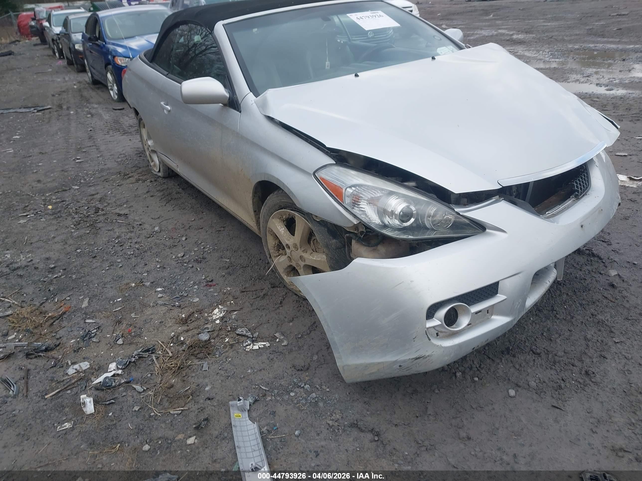 2008 Toyota Camry Solara Sle Silver vin: 4T1FA38P48U144015