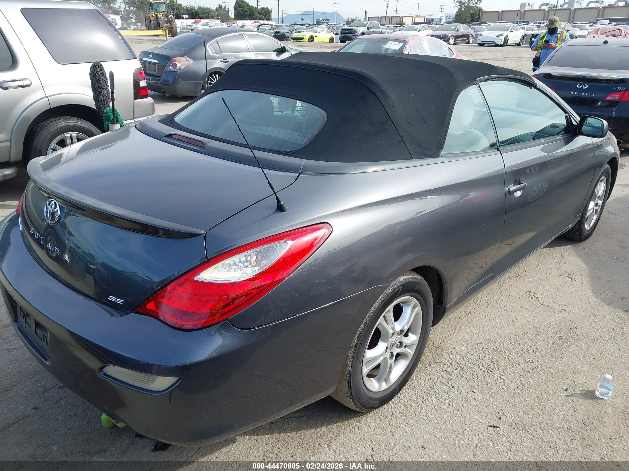 2008 Toyota Camry Solara Se Gray vin: 4T1FA38P48U147321