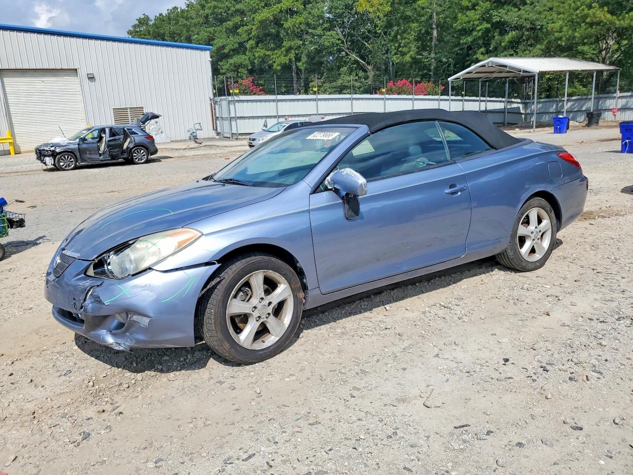 2005 Toyota Camry Solara Sle V6 Blue vin: 4T1FA38P55U046154