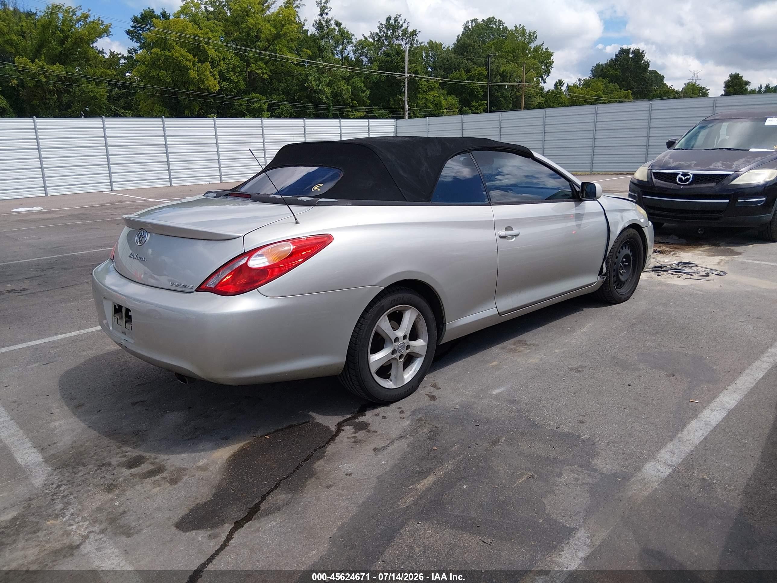 2005 Toyota Camry Solara Sle Silver vin: 4T1FA38P55U046316