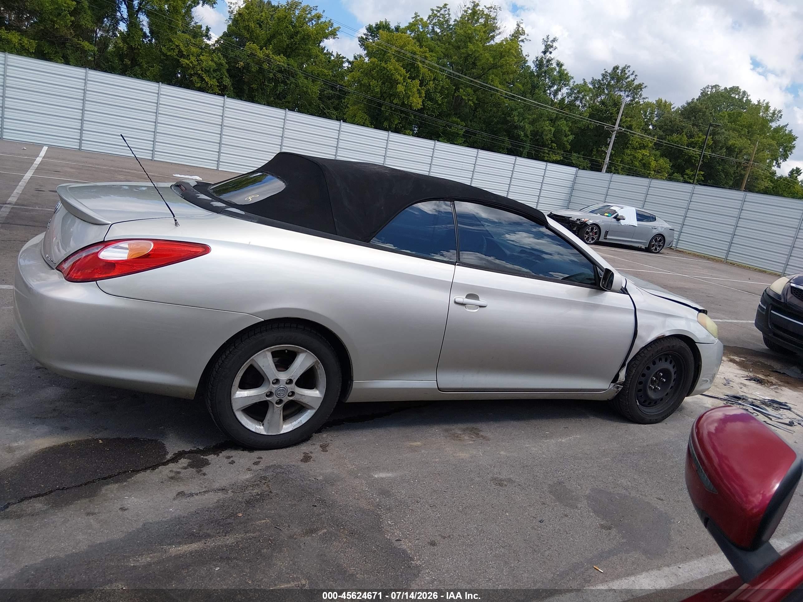 2005 Toyota Camry Solara Sle Silver vin: 4T1FA38P55U046316